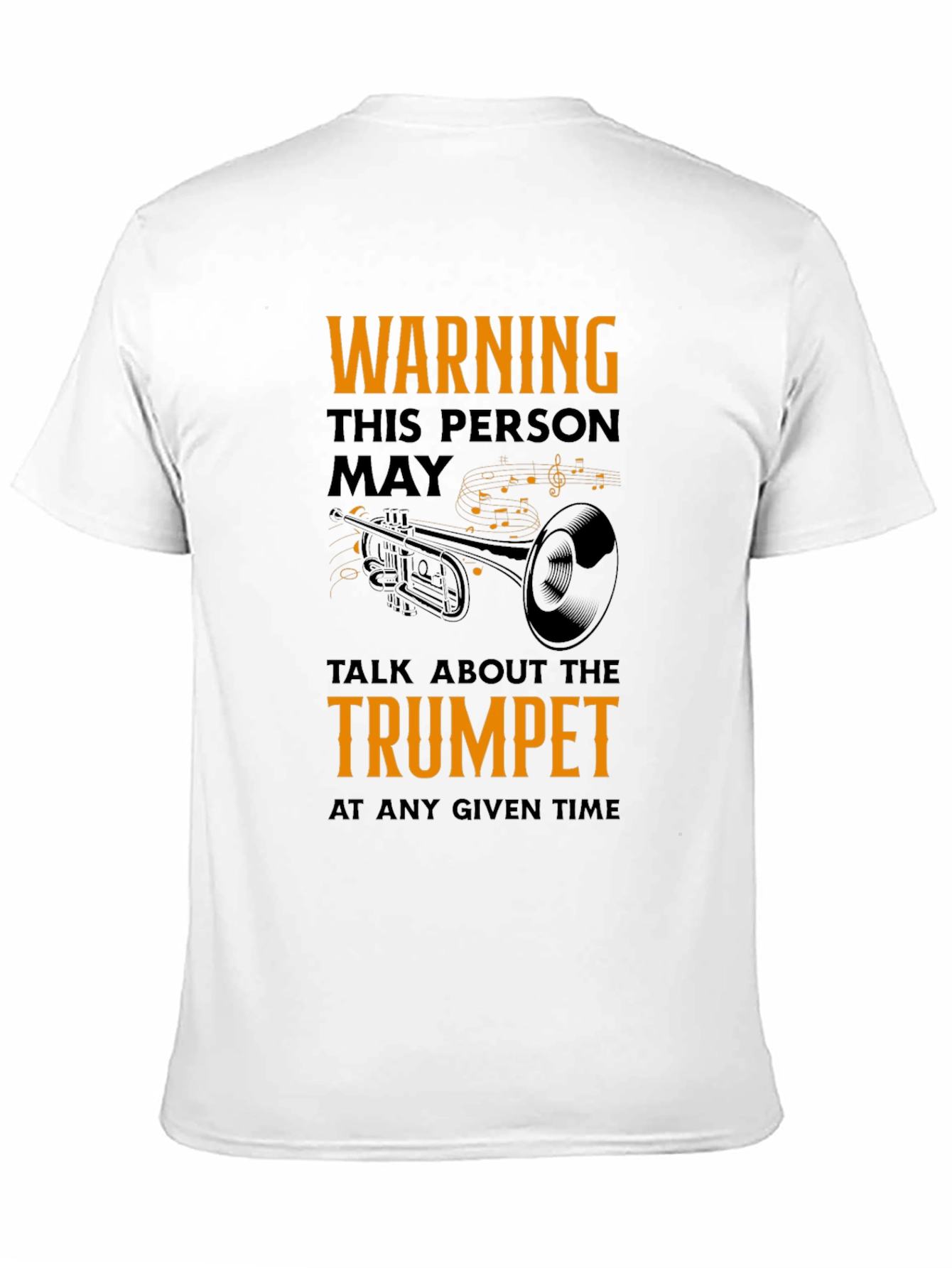 Warning Trumpet Player T-Shirt