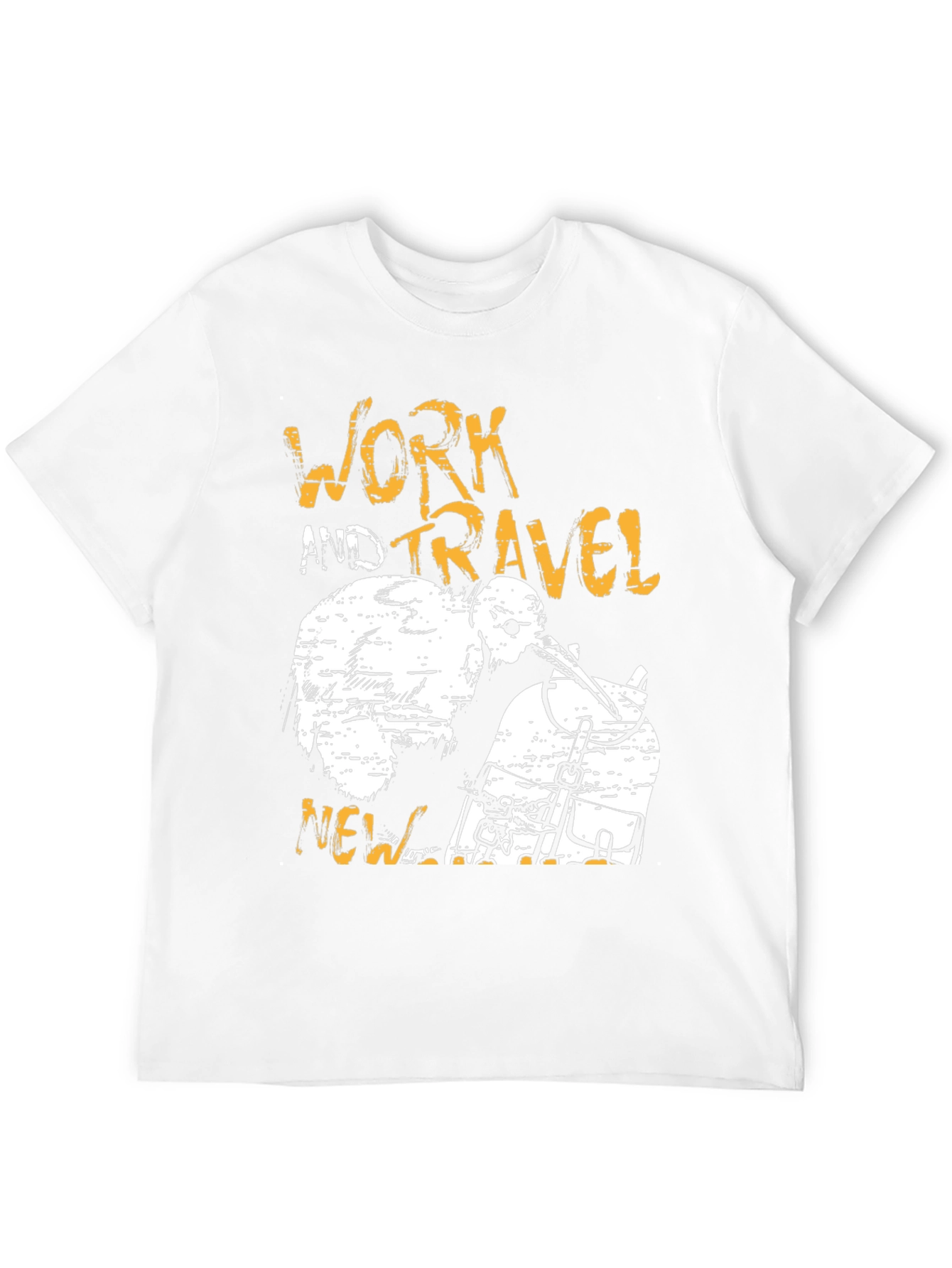 Work and Travel New Zealand Kiwi Graphic Tee