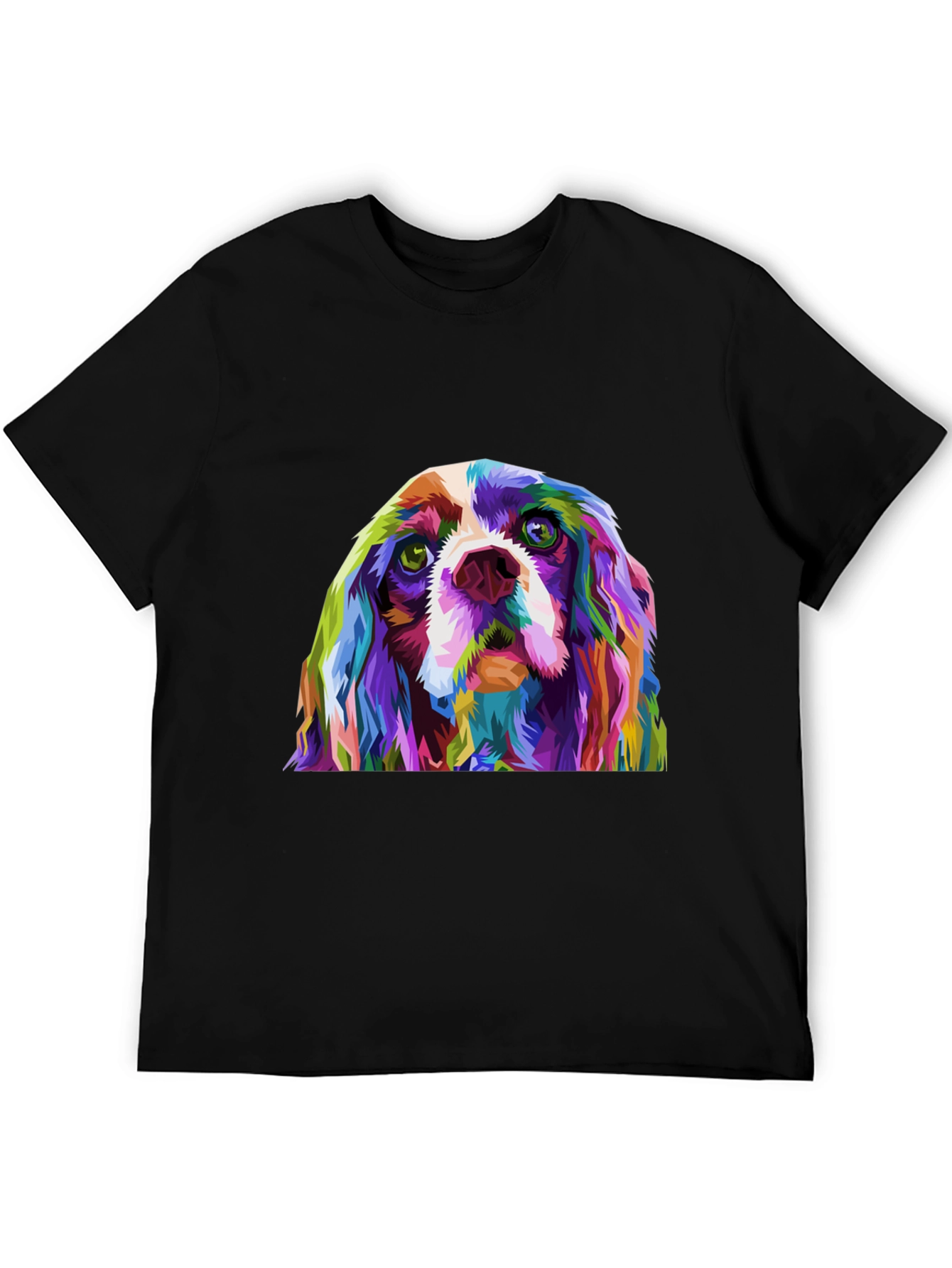 Colorful Dog Graphic Tee