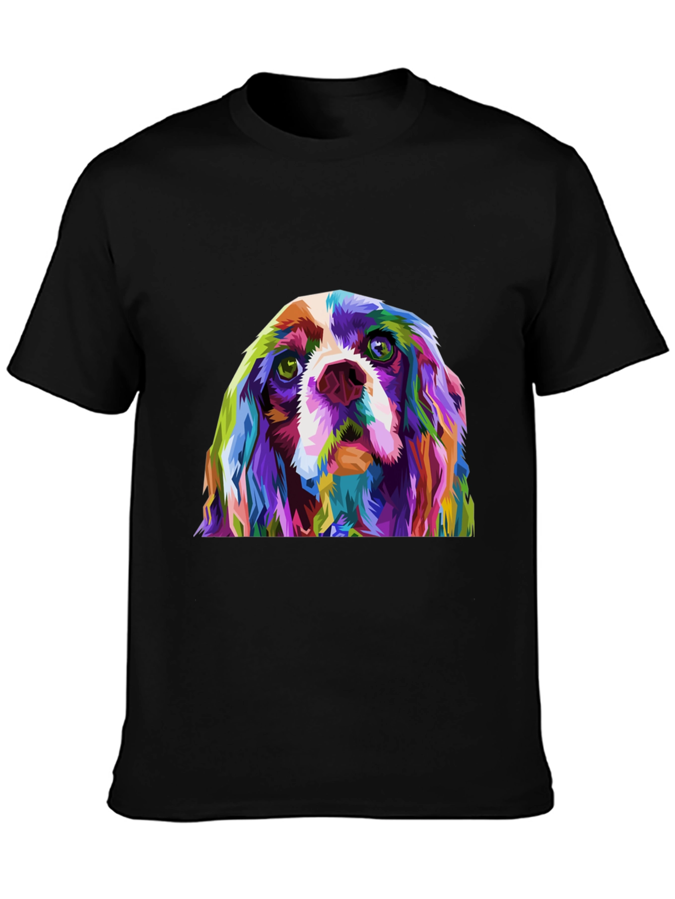 Colorful Dog Graphic Tee
