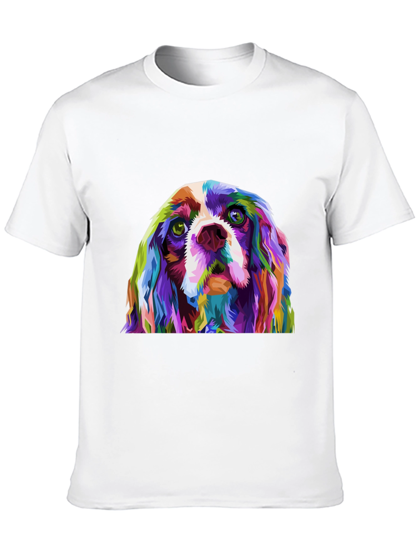 Colorful Dog Graphic Tee