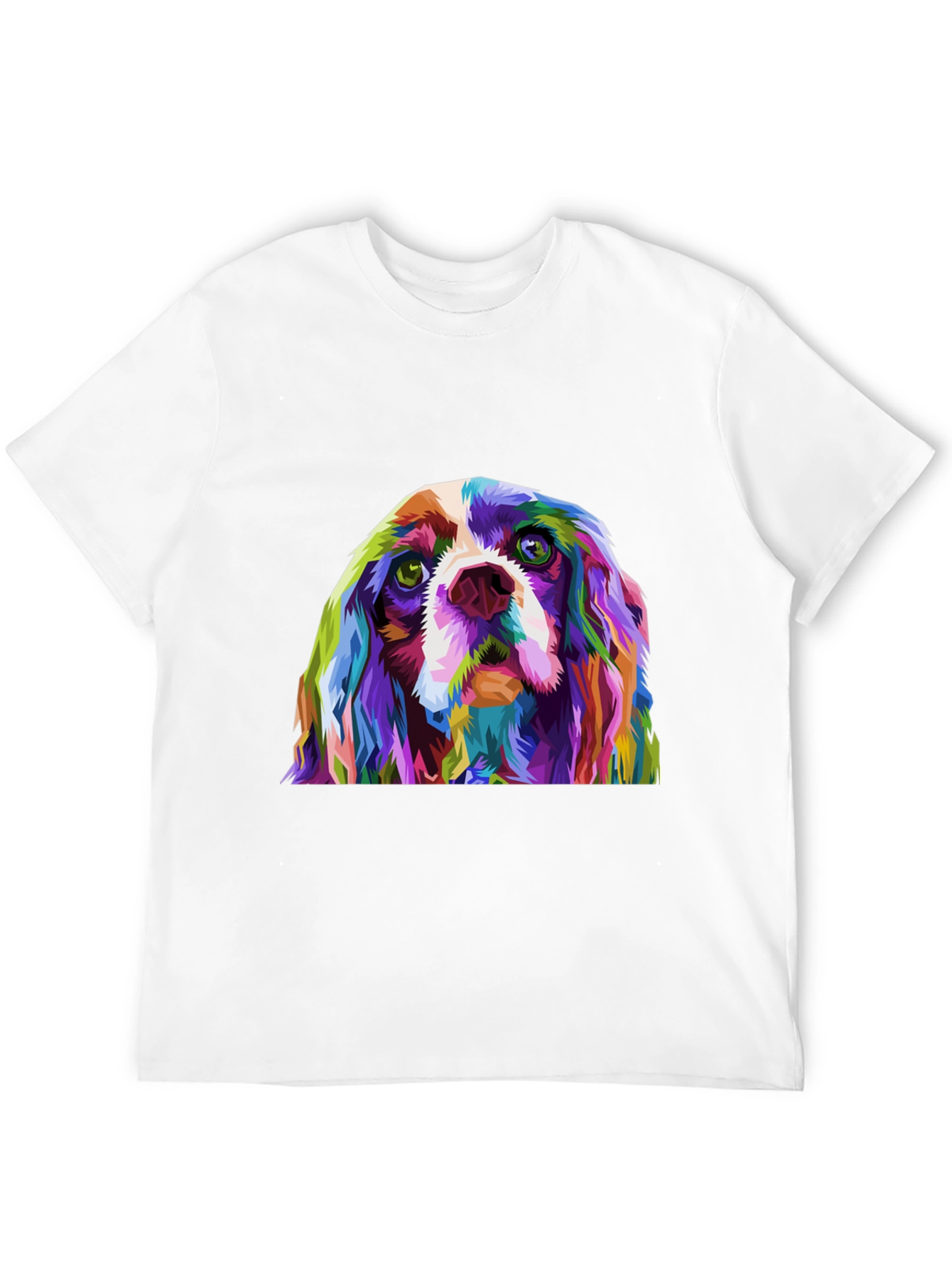 Colorful Dog Graphic Tee