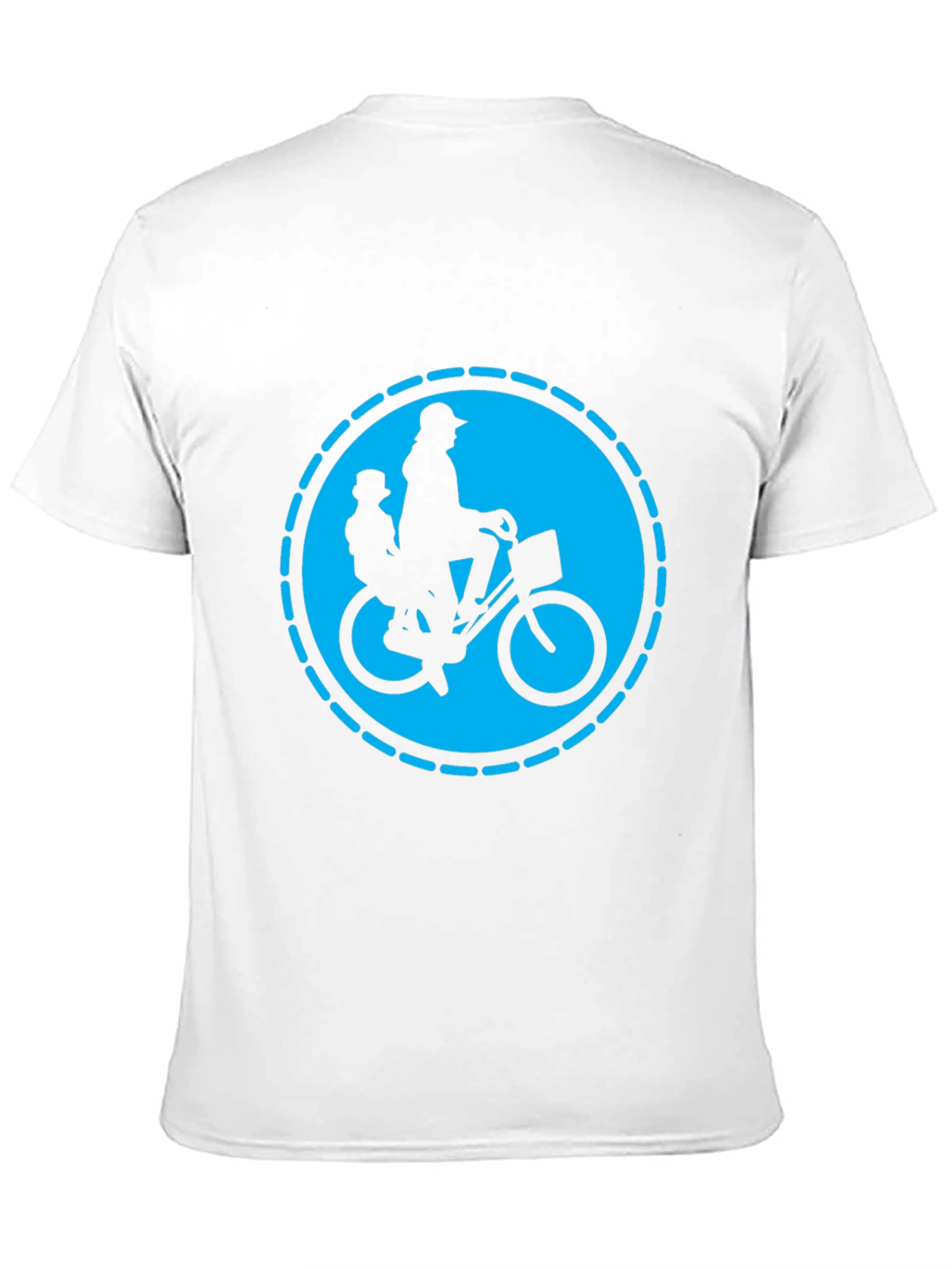 Dad and Kid Bike Ride T-Shirt - Black