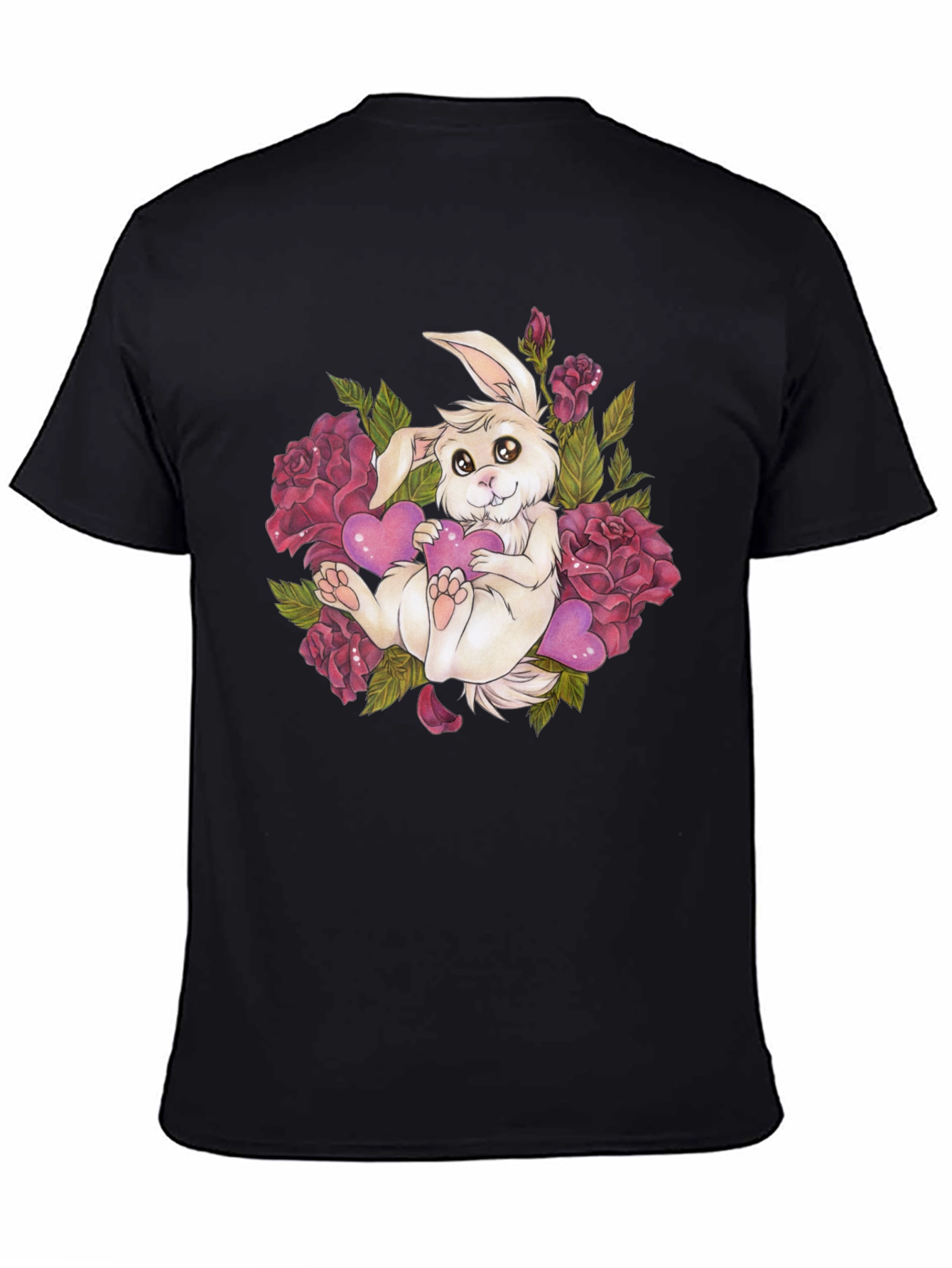 Bunny and Roses Graphic Tee
