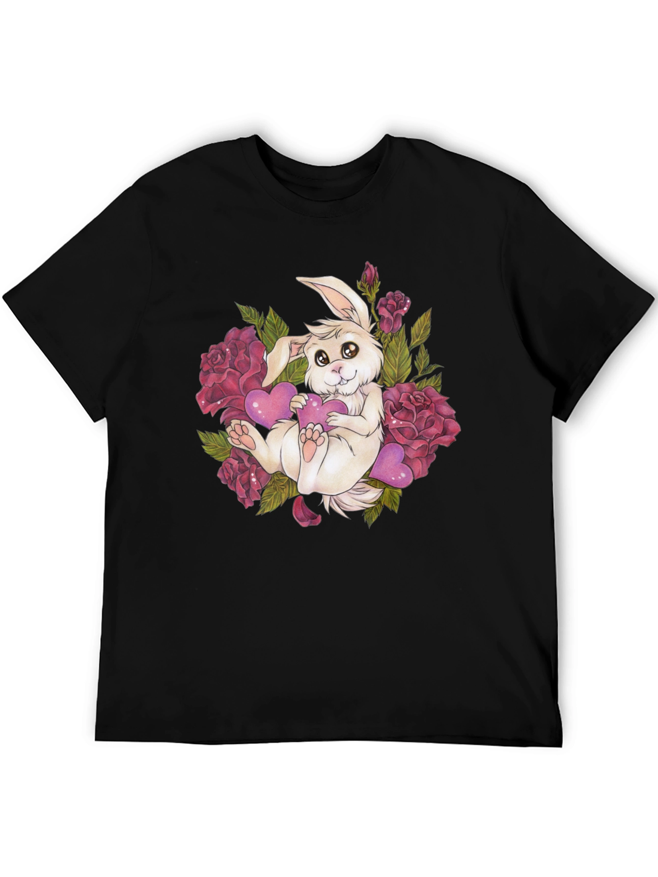 Bunny and Roses Graphic Tee