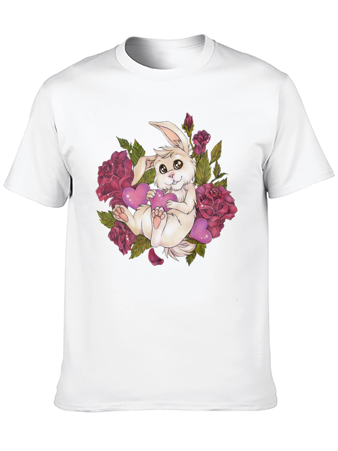 Bunny and Roses Graphic Tee