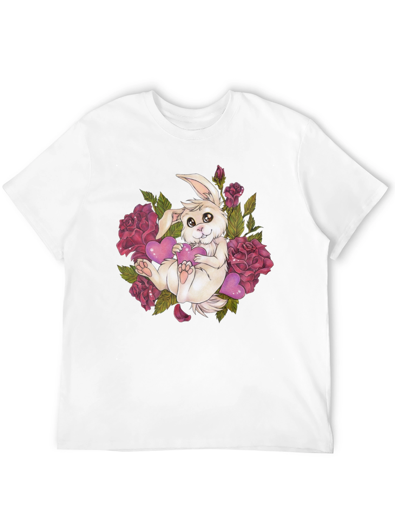 Bunny and Roses Graphic Tee