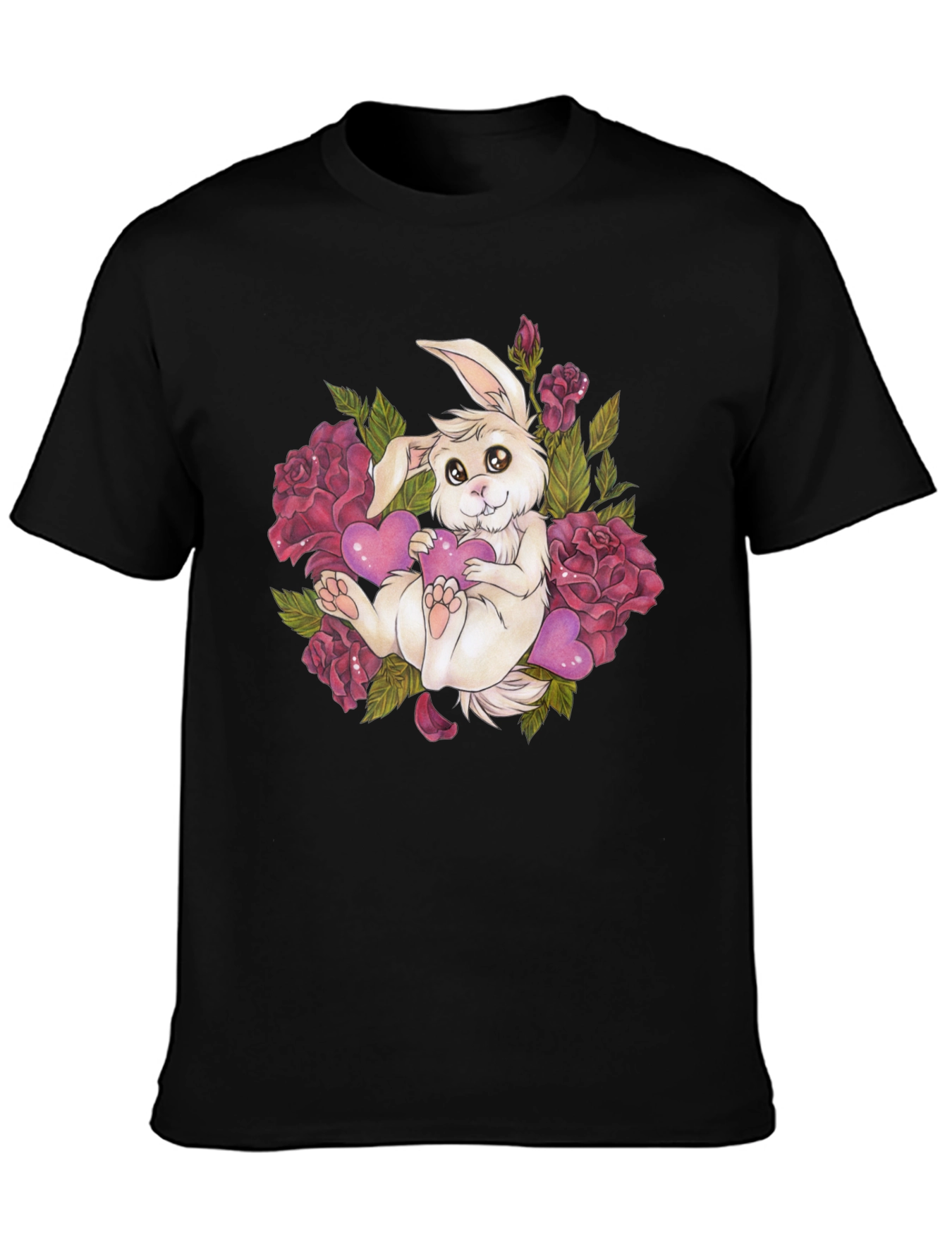 Bunny and Roses Graphic Tee