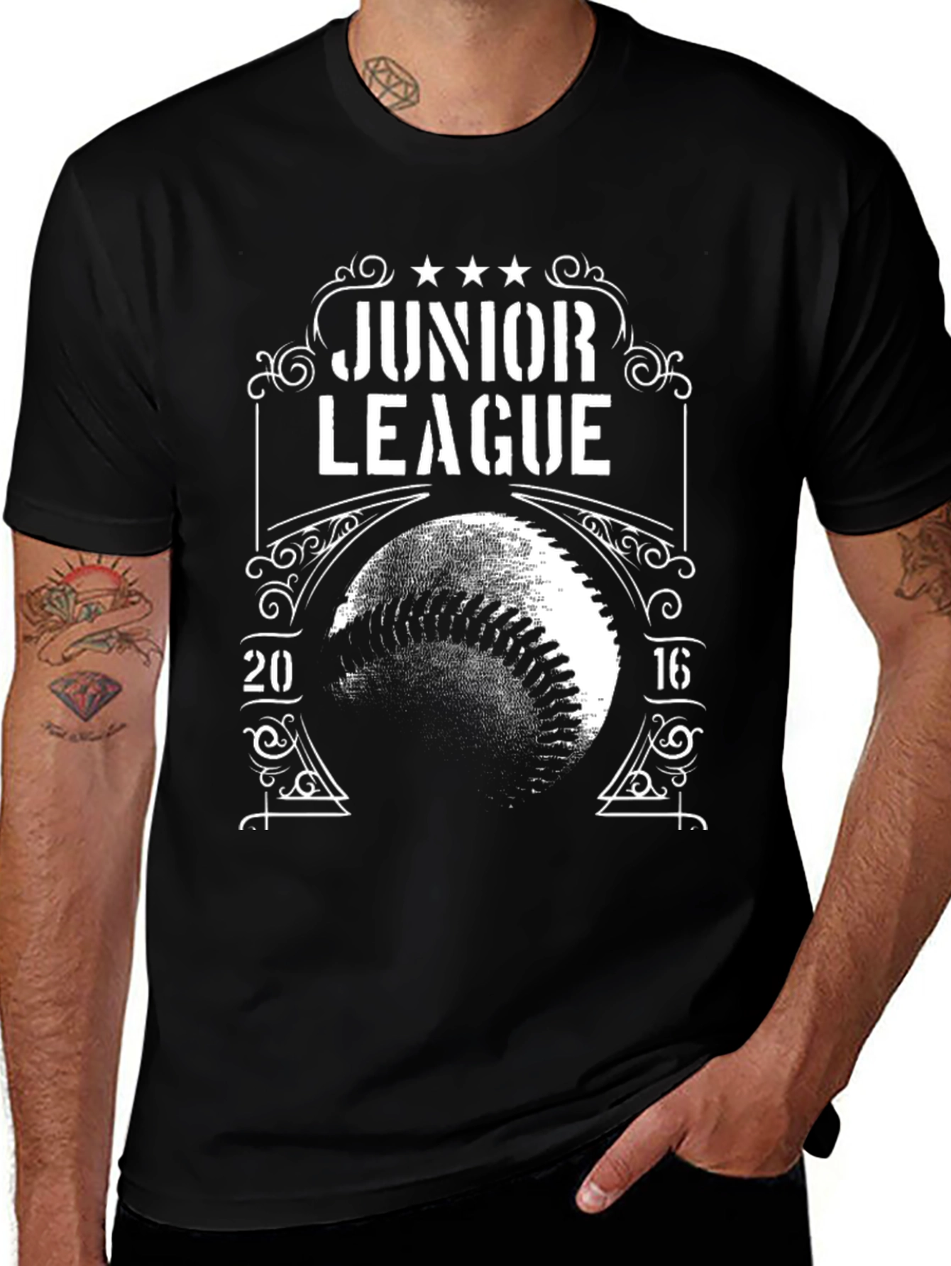 Junior League Baseball T-Shirt - 2016 Design