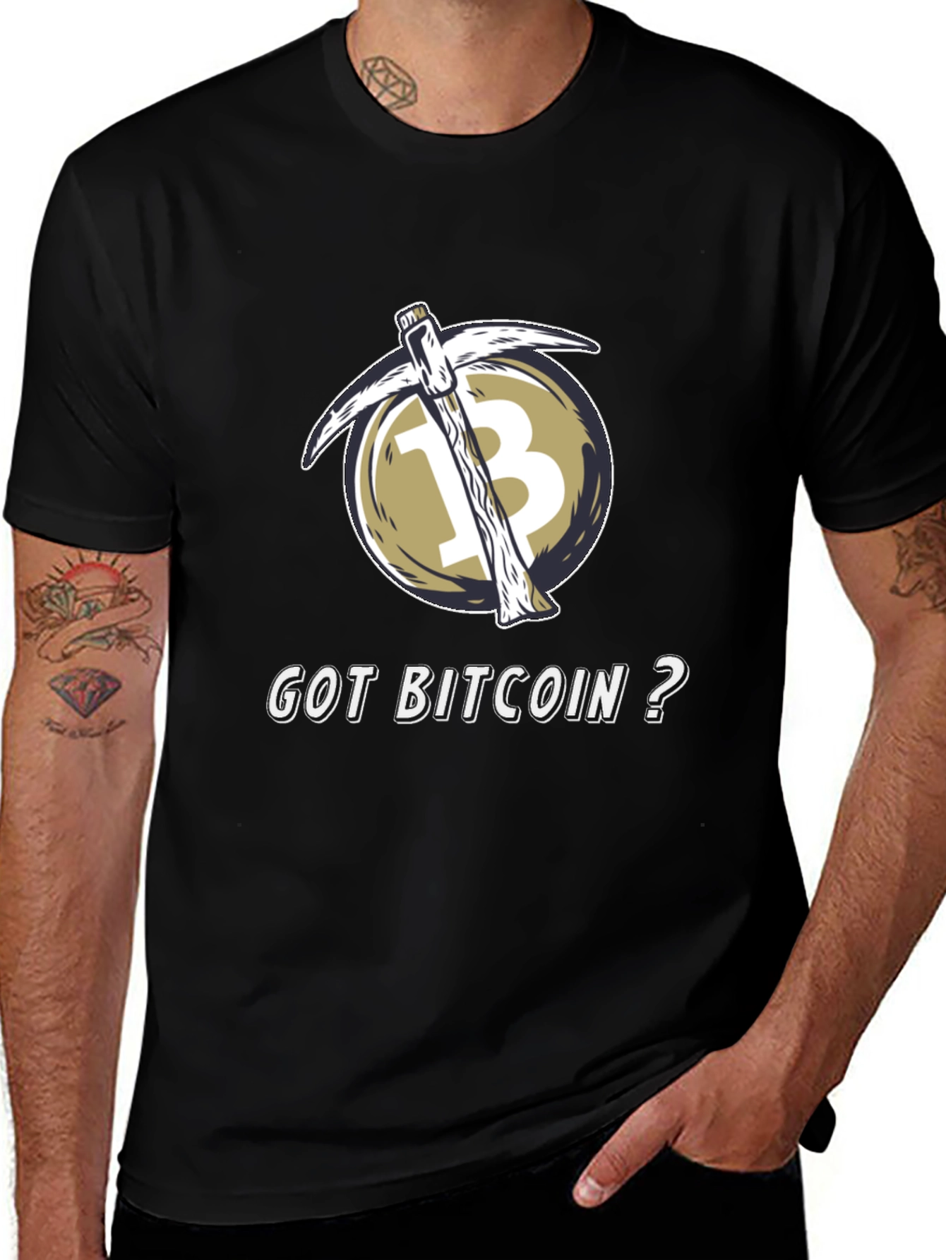 Got Bitcoin? Crypto Mining T-Shirt - Black