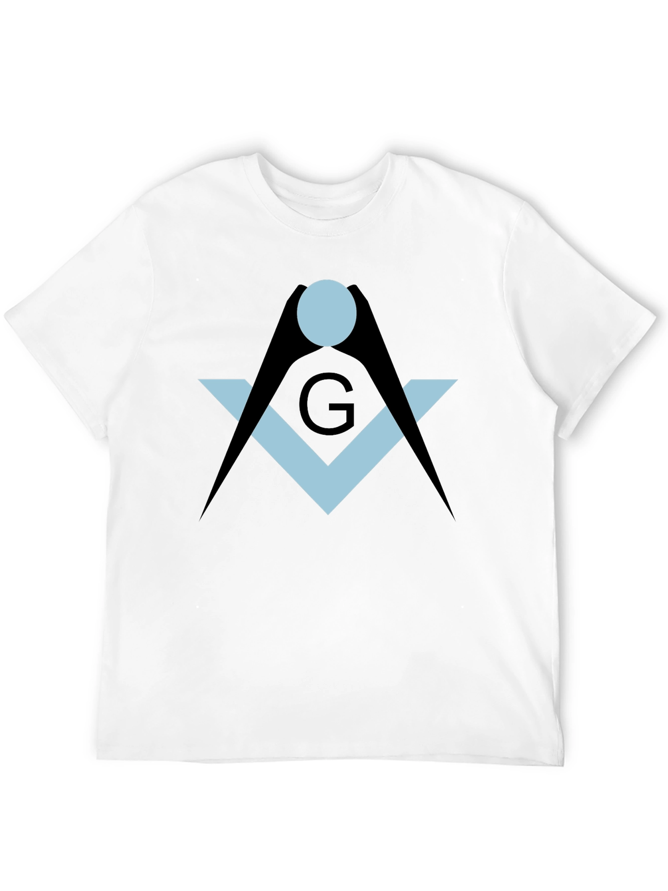 Masonic Symbol Black T-Shirt