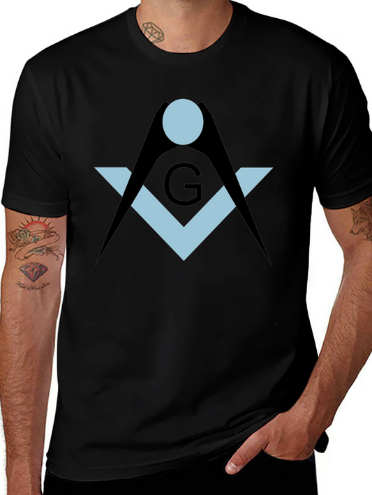 Masonic Symbol Black T-Shirt
