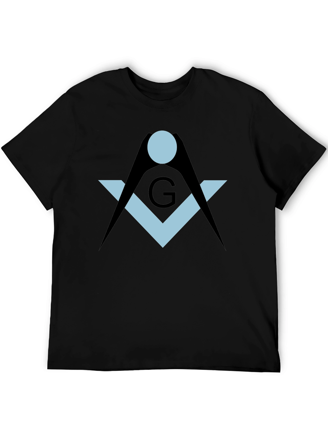 Masonic Symbol Black T-Shirt