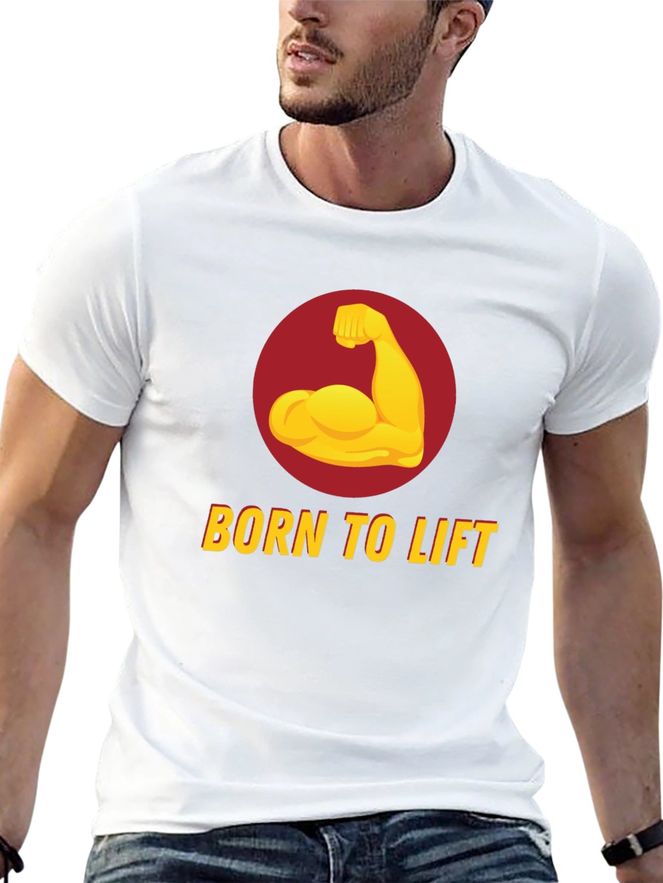 Born to Lift Black Graphic Tee