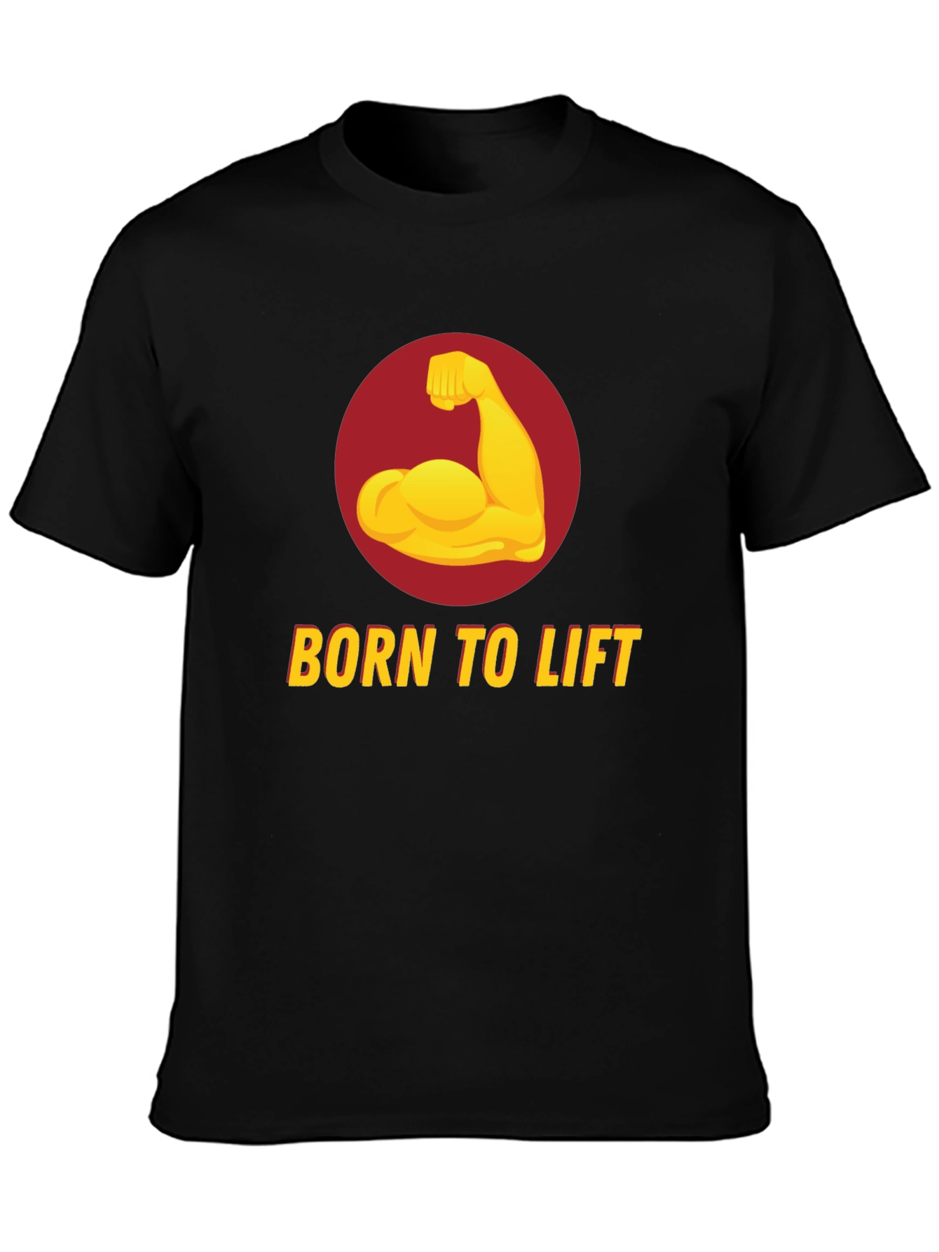 Born to Lift Black Graphic Tee