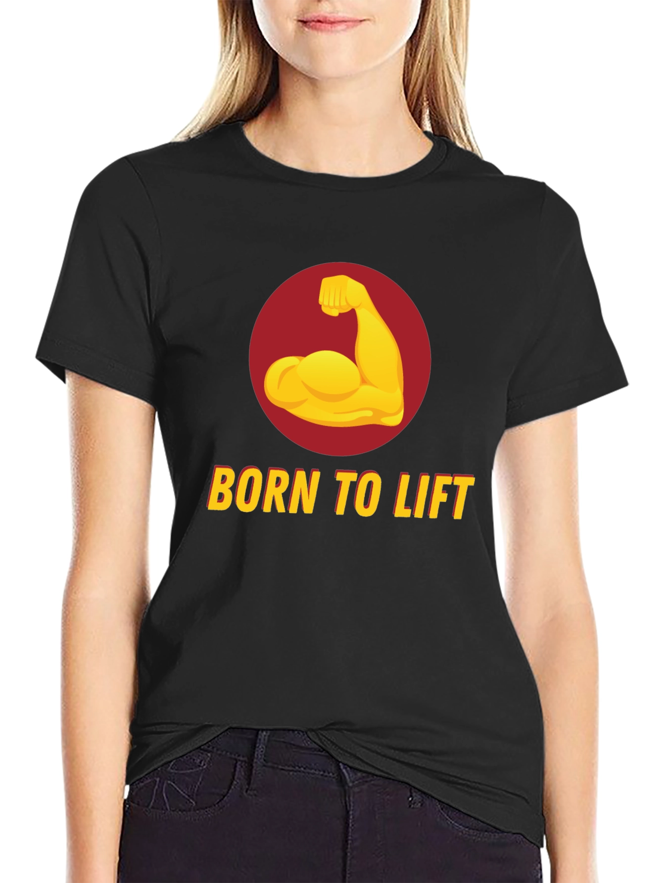 Born to Lift Black Graphic Tee