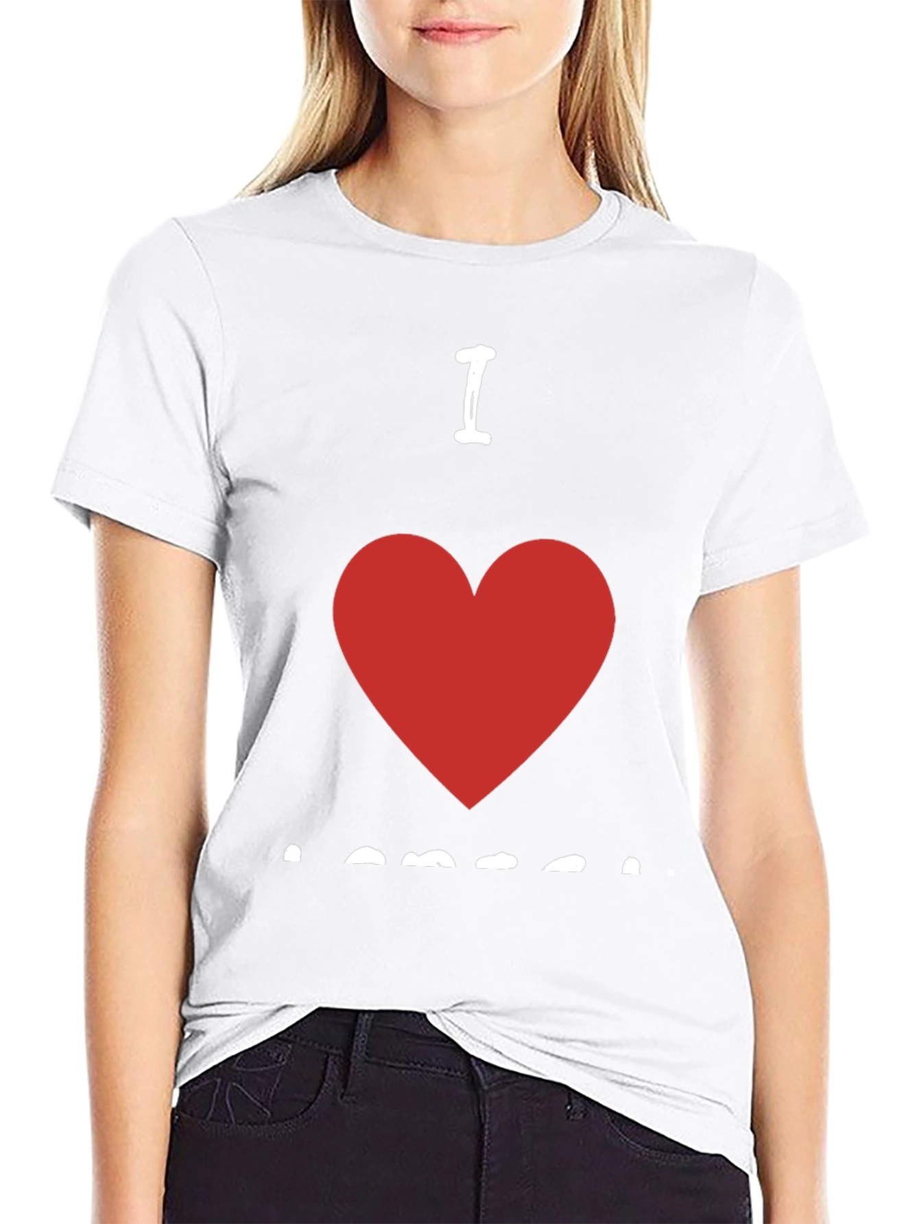 I Heart Someone Black T-Shirt