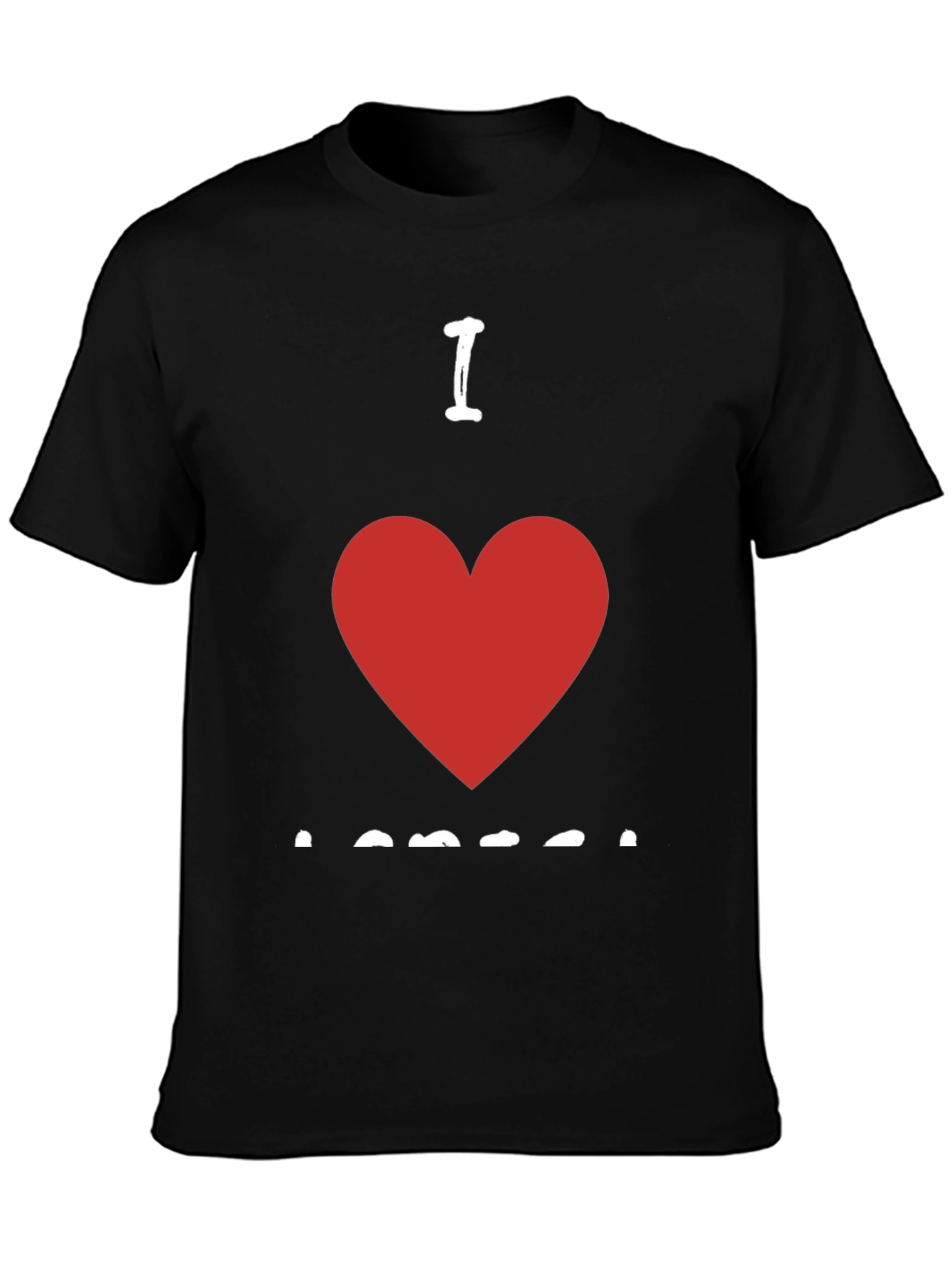 I Heart Someone Black T-Shirt