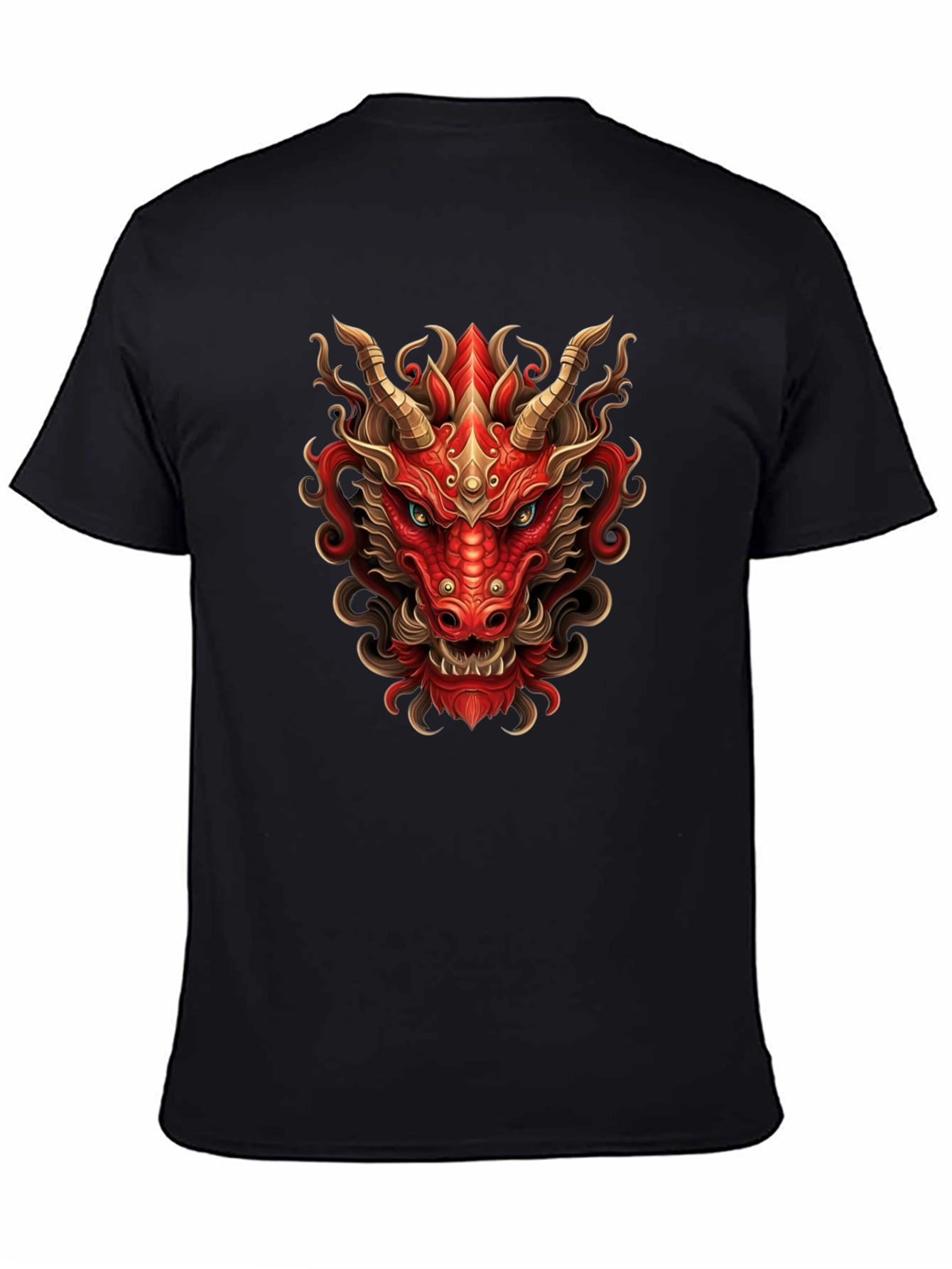 Fiery Dragon Graphic Tee - Bold Style