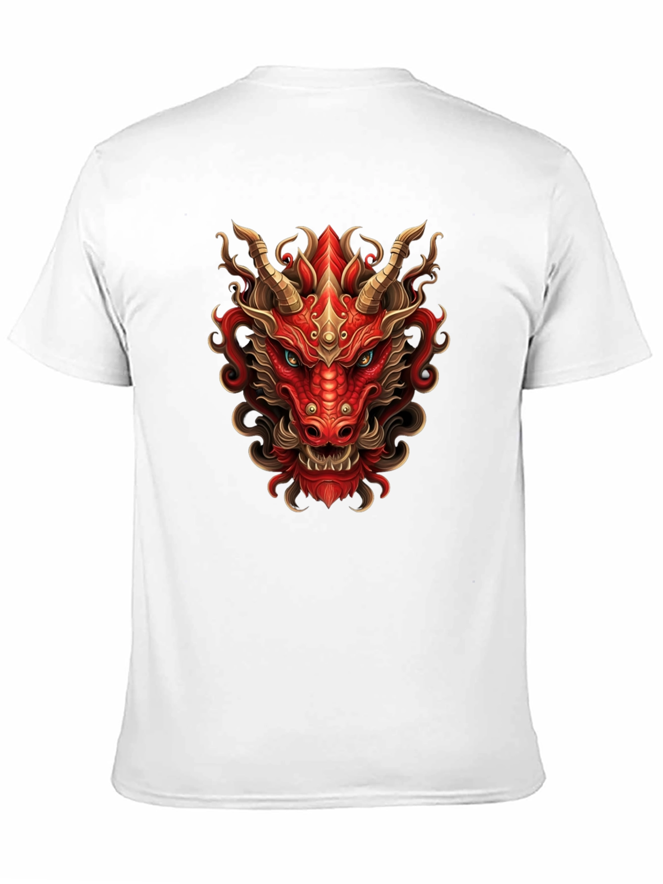 Fiery Dragon Graphic Tee - Bold Style