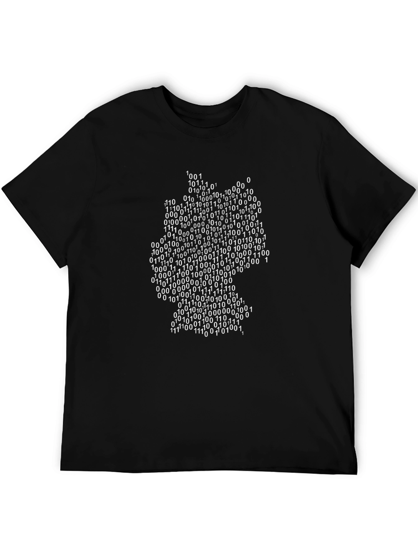 Binary Code Germany Map T-Shirt