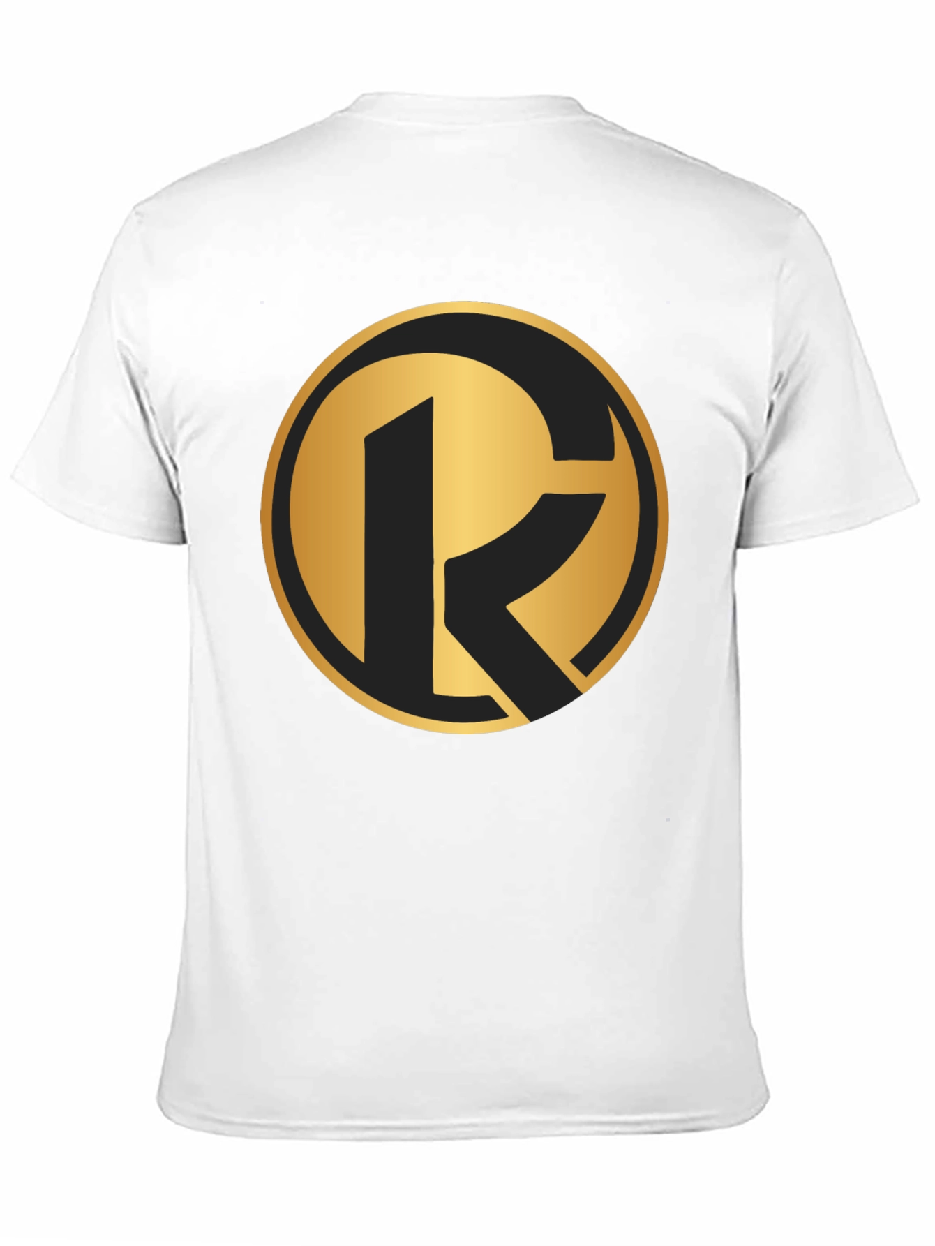 Bold Gold Logo Black T-Shirt