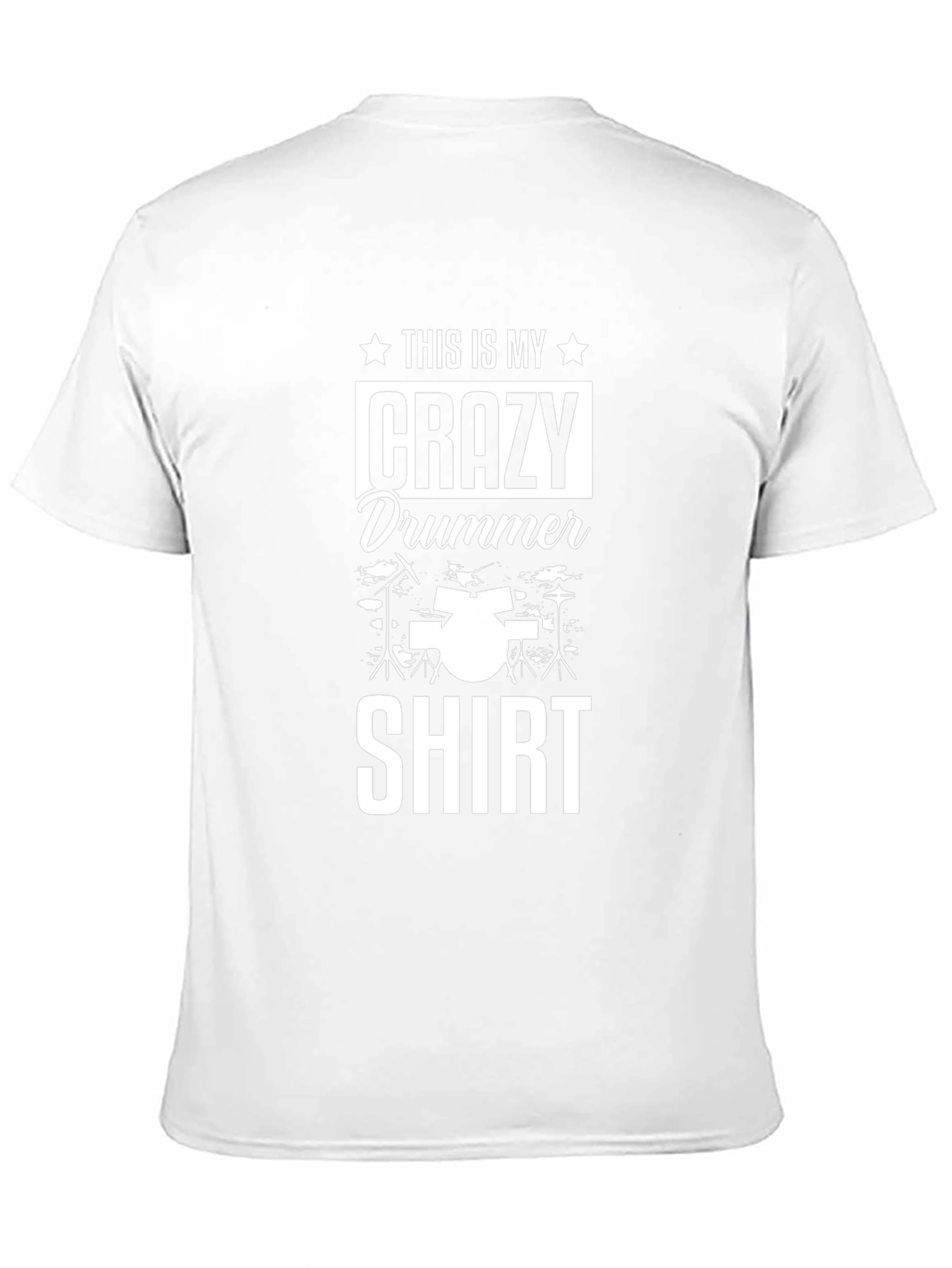 Crazy Drummer T-Shirt Funny Music Tee