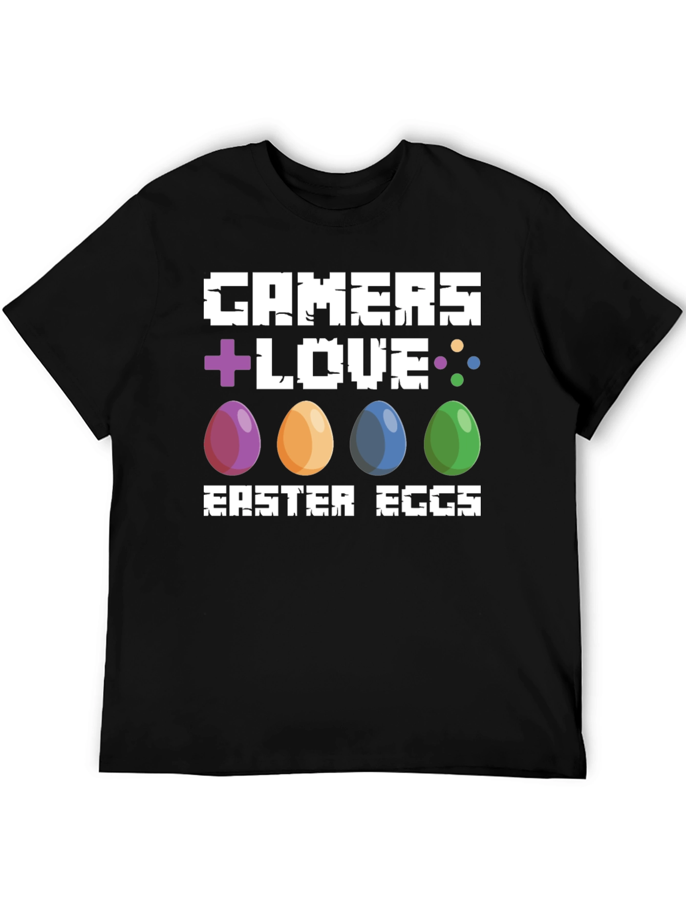 Gamers Love Easter Eggs T-Shirt - Gaming Easter Tee