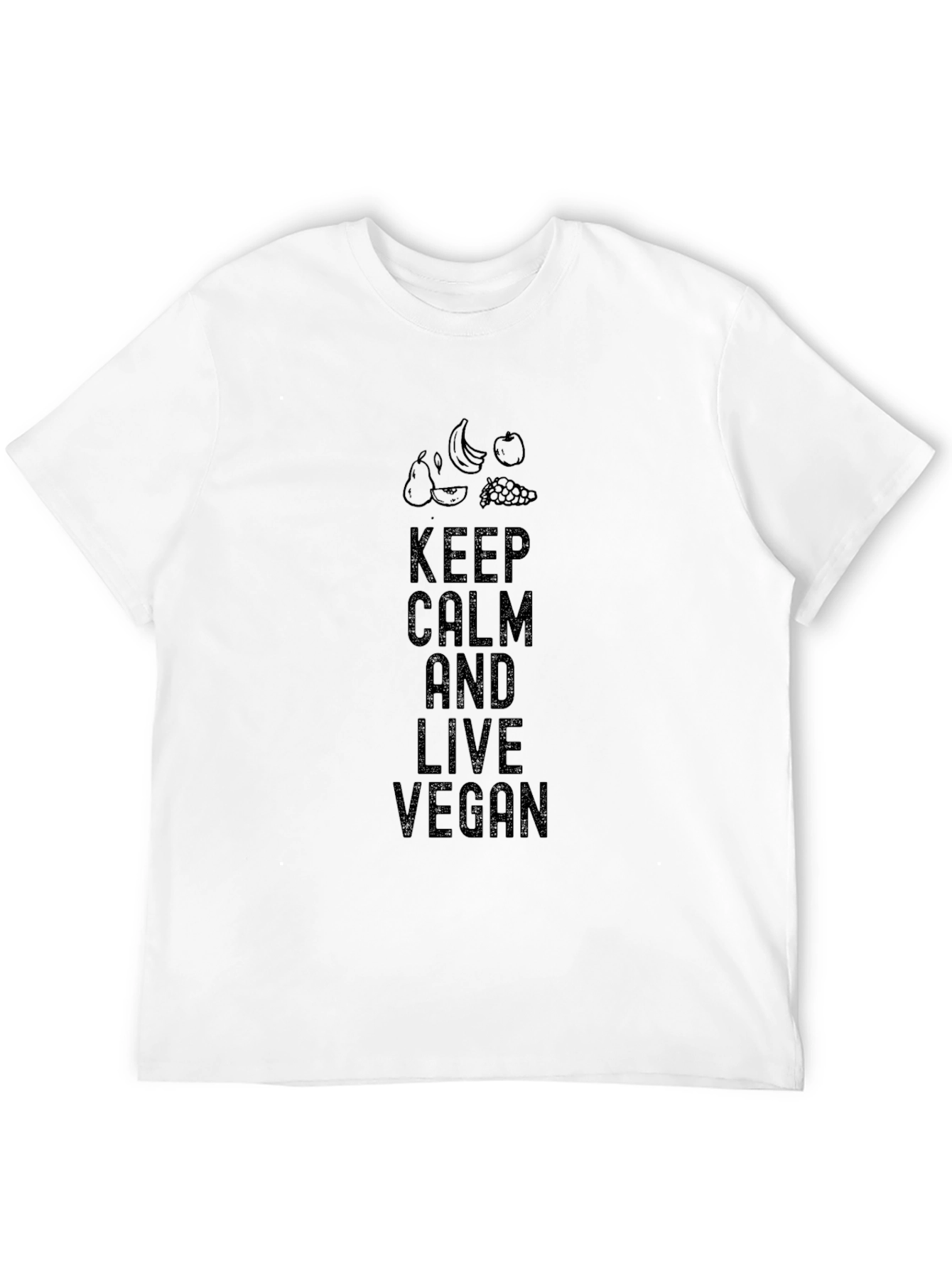 Keep Calm and Live Vegan T-Shirt