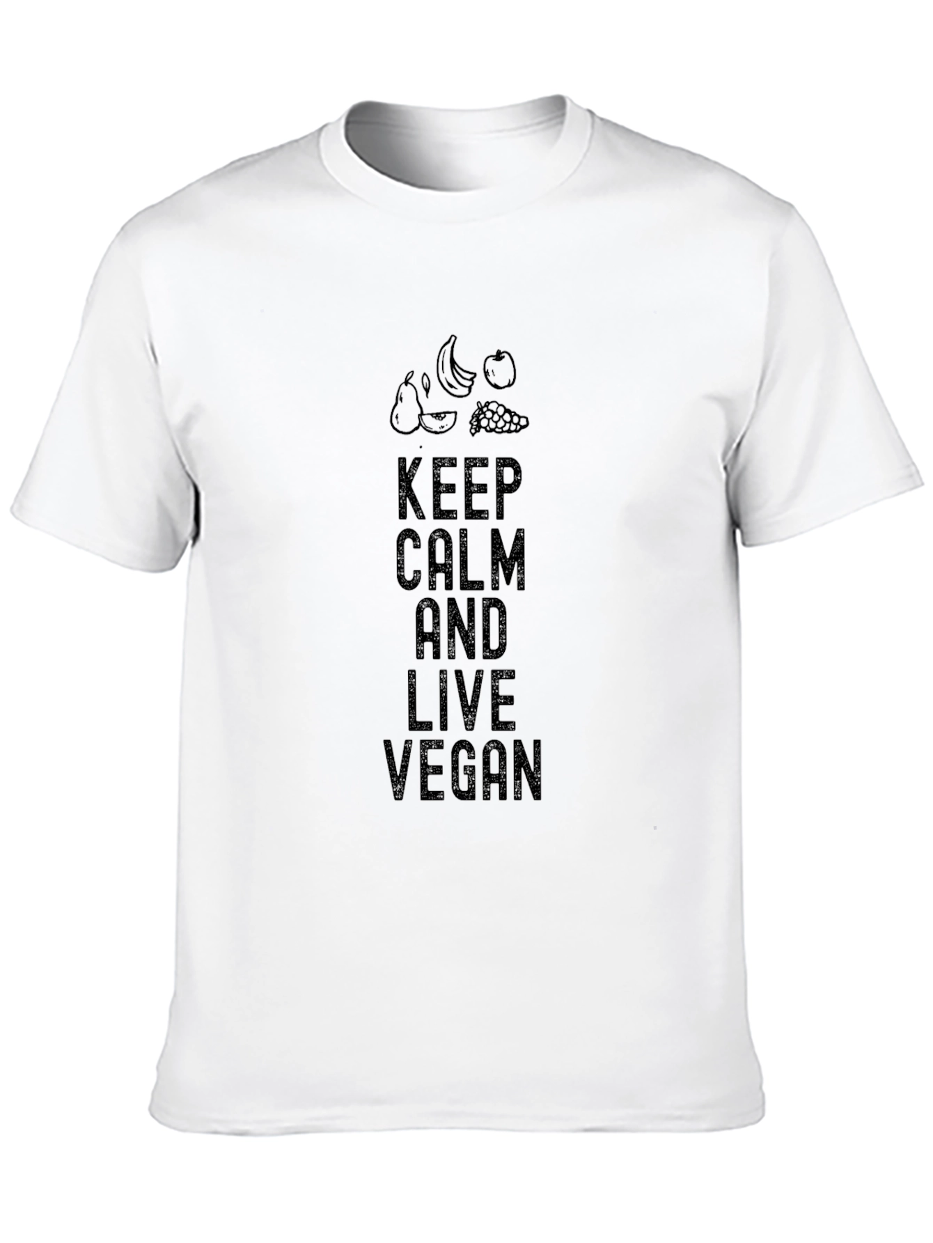 Keep Calm and Live Vegan T-Shirt