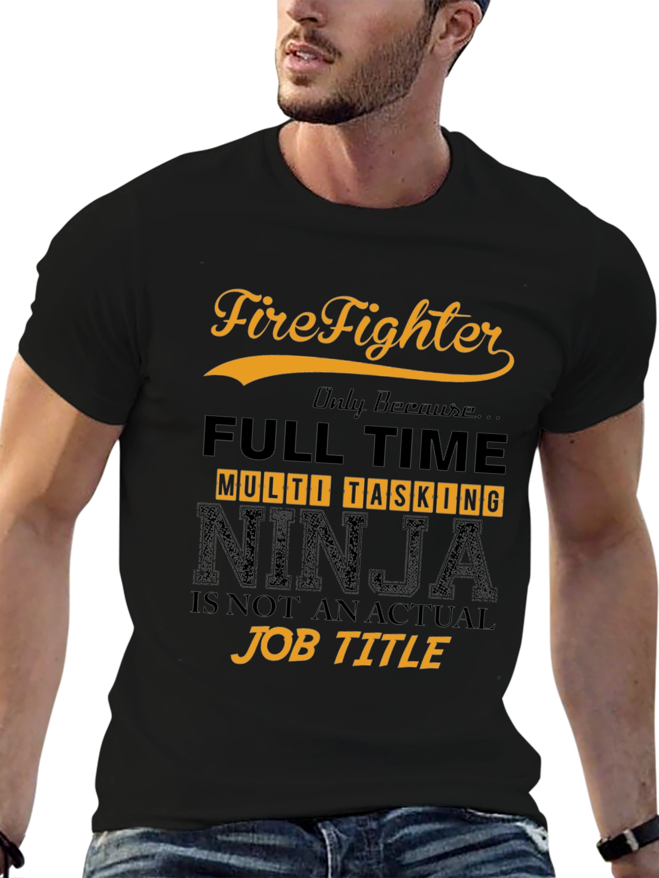 Firefighter Multi-Tasking Ninja T-Shirt