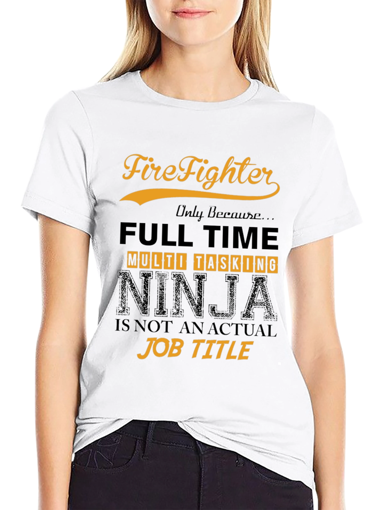 Firefighter Multi-Tasking Ninja T-Shirt