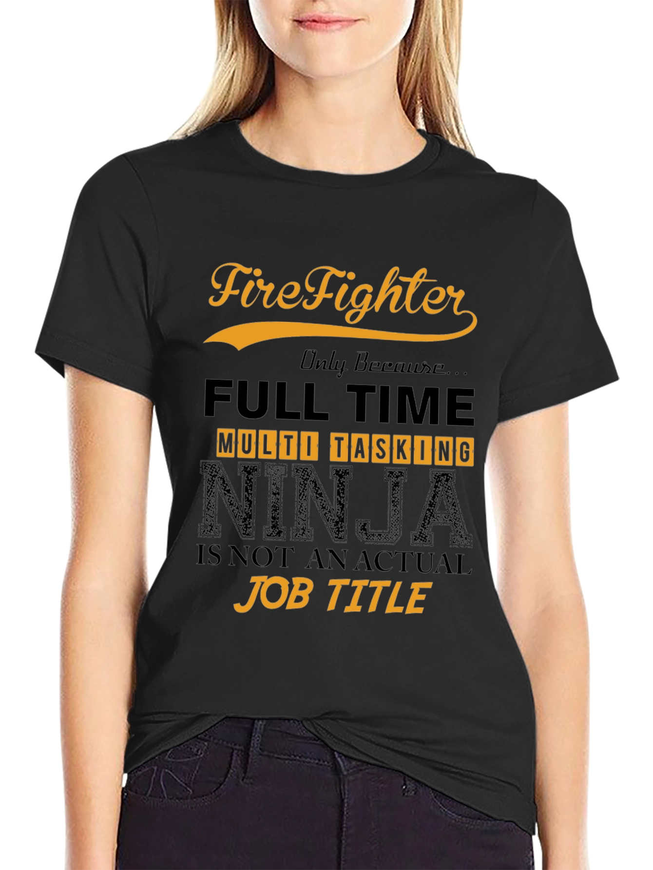 Firefighter Multi-Tasking Ninja T-Shirt