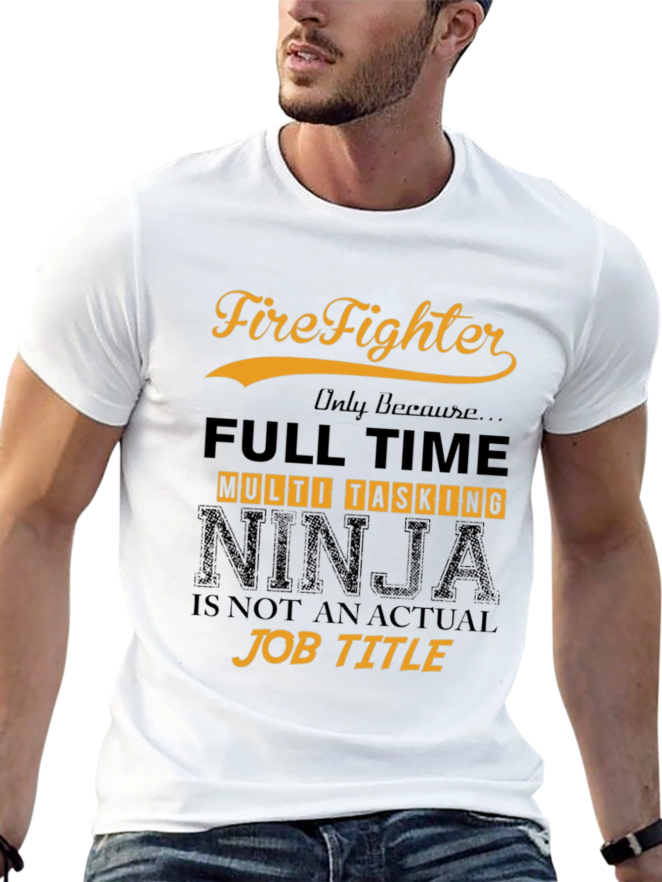 Firefighter Multi-Tasking Ninja T-Shirt
