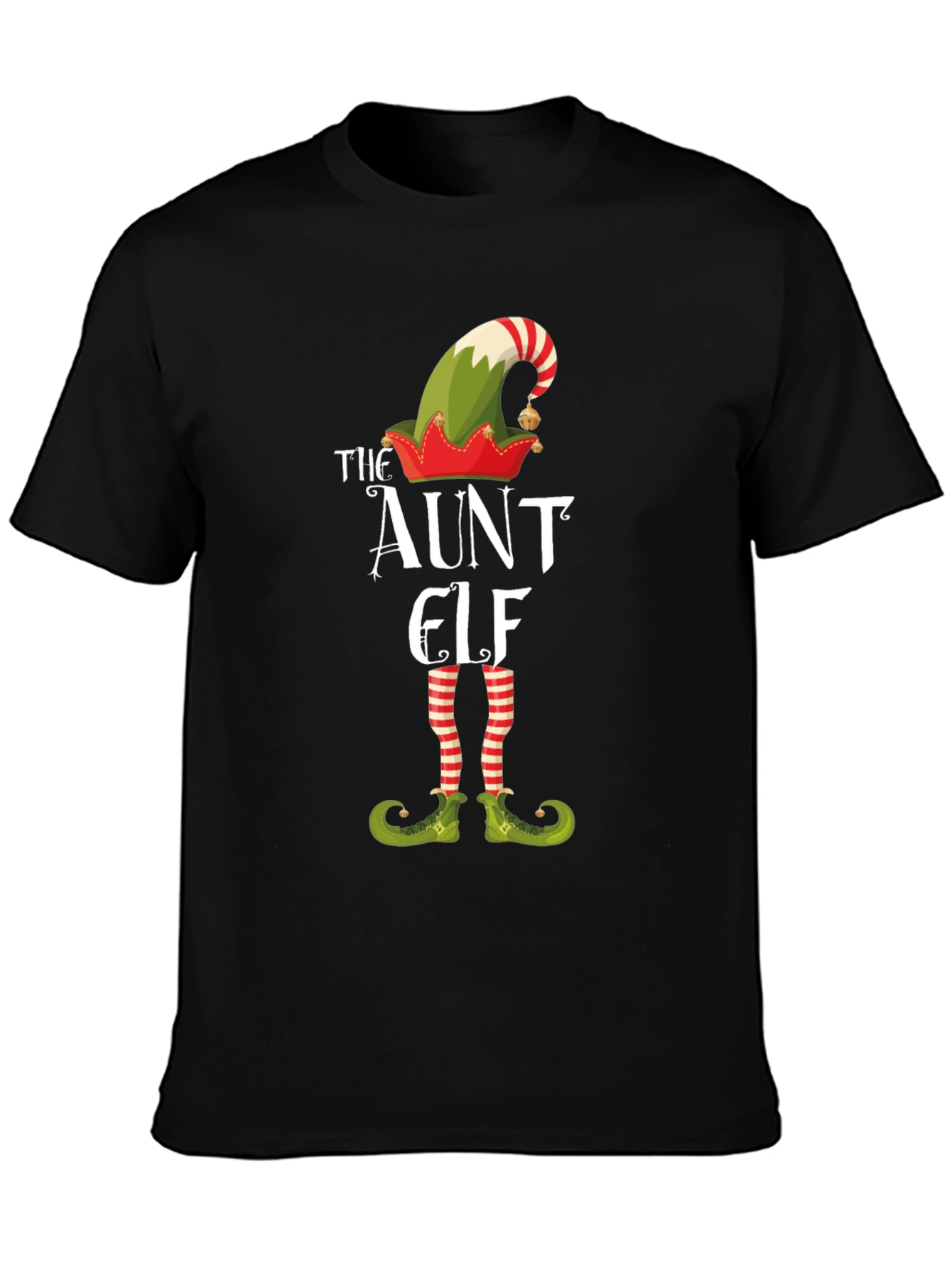 Funny Aunt Elf Christmas T-Shirt