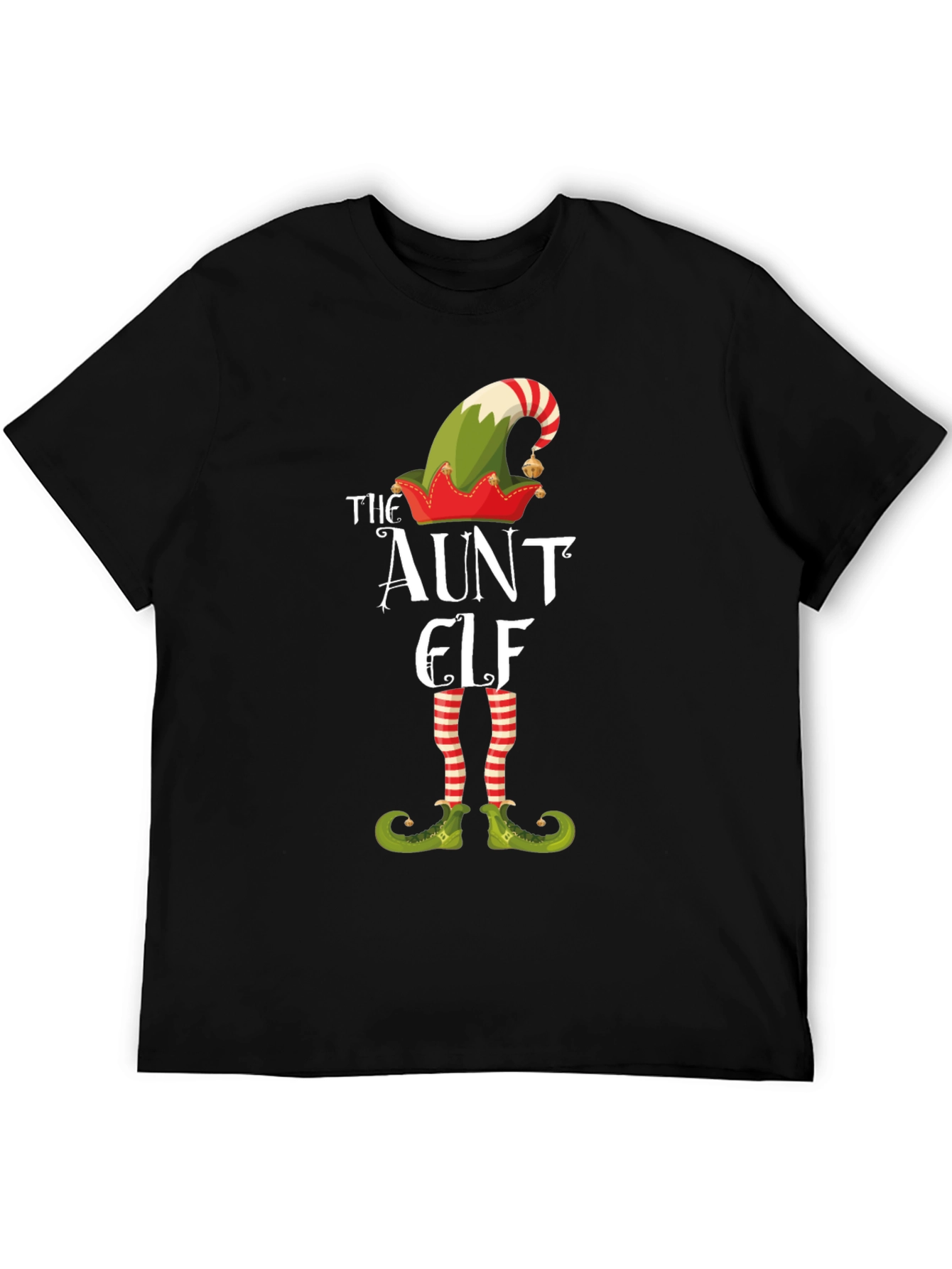 Funny Aunt Elf Christmas T-Shirt