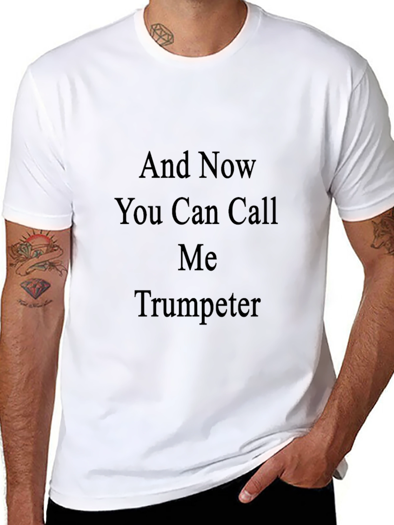 Trumpeter Call Black T-Shirt