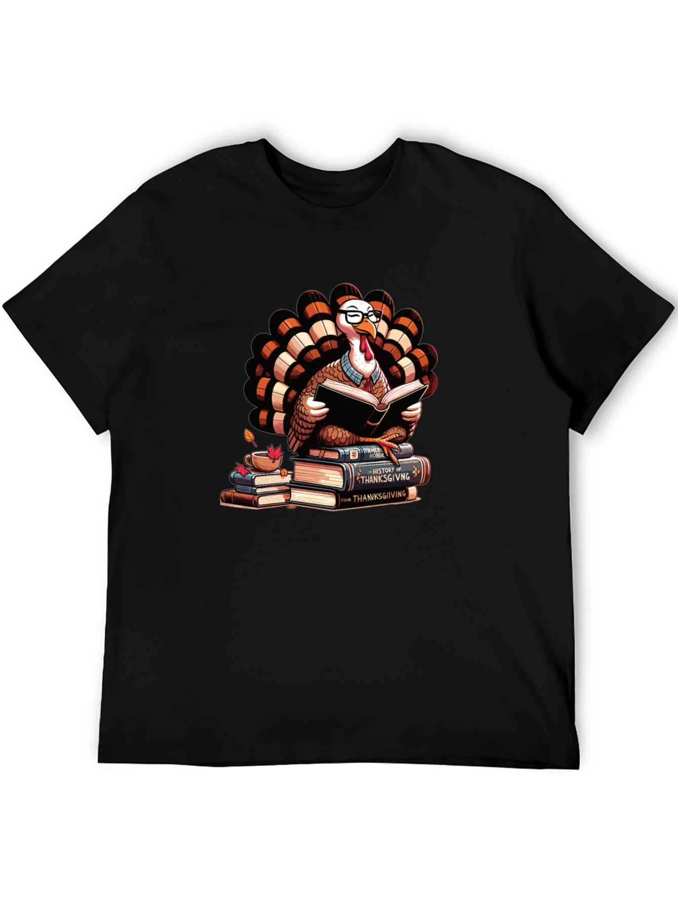 Thanksgiving Turkey Reading T-Shirt