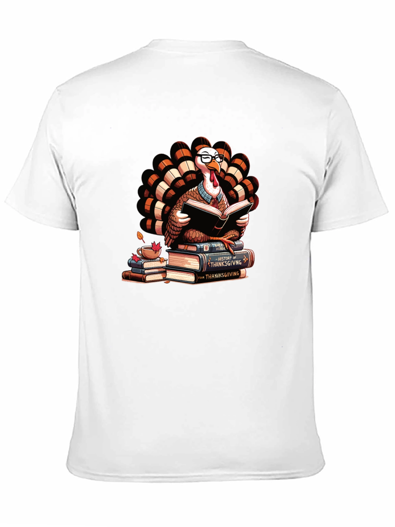 Thanksgiving Turkey Reading T-Shirt