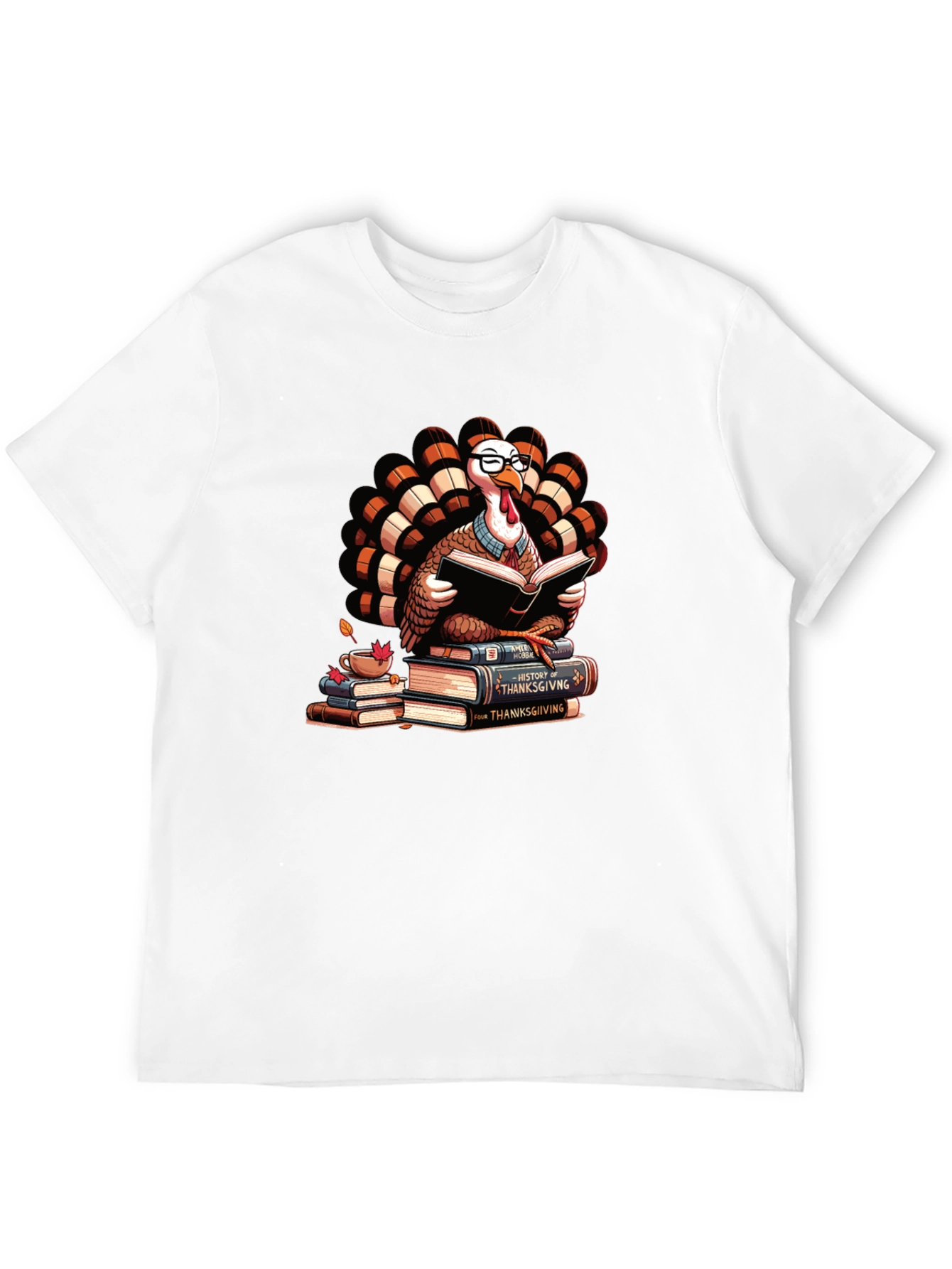 Thanksgiving Turkey Reading T-Shirt