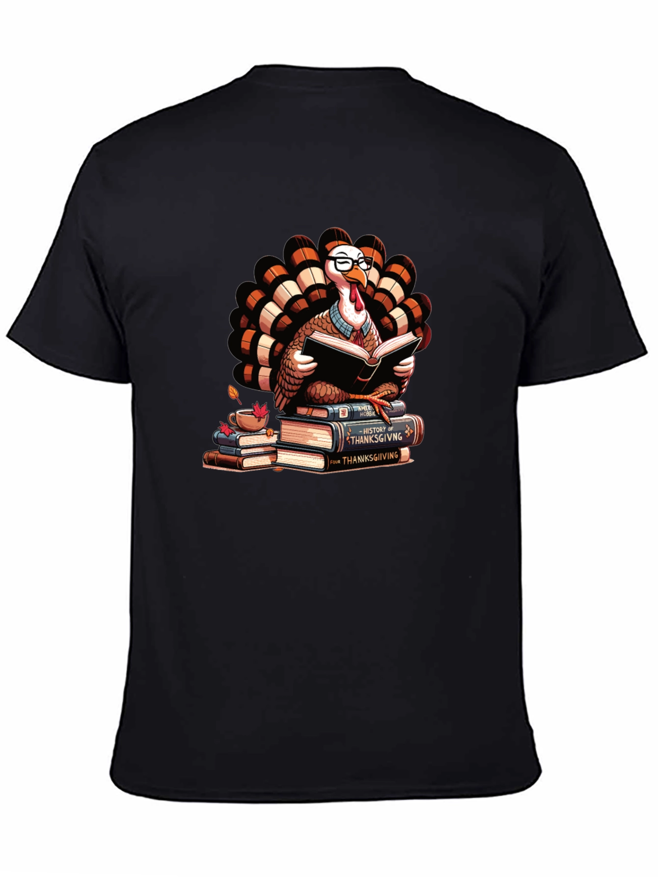 Thanksgiving Turkey Reading T-Shirt