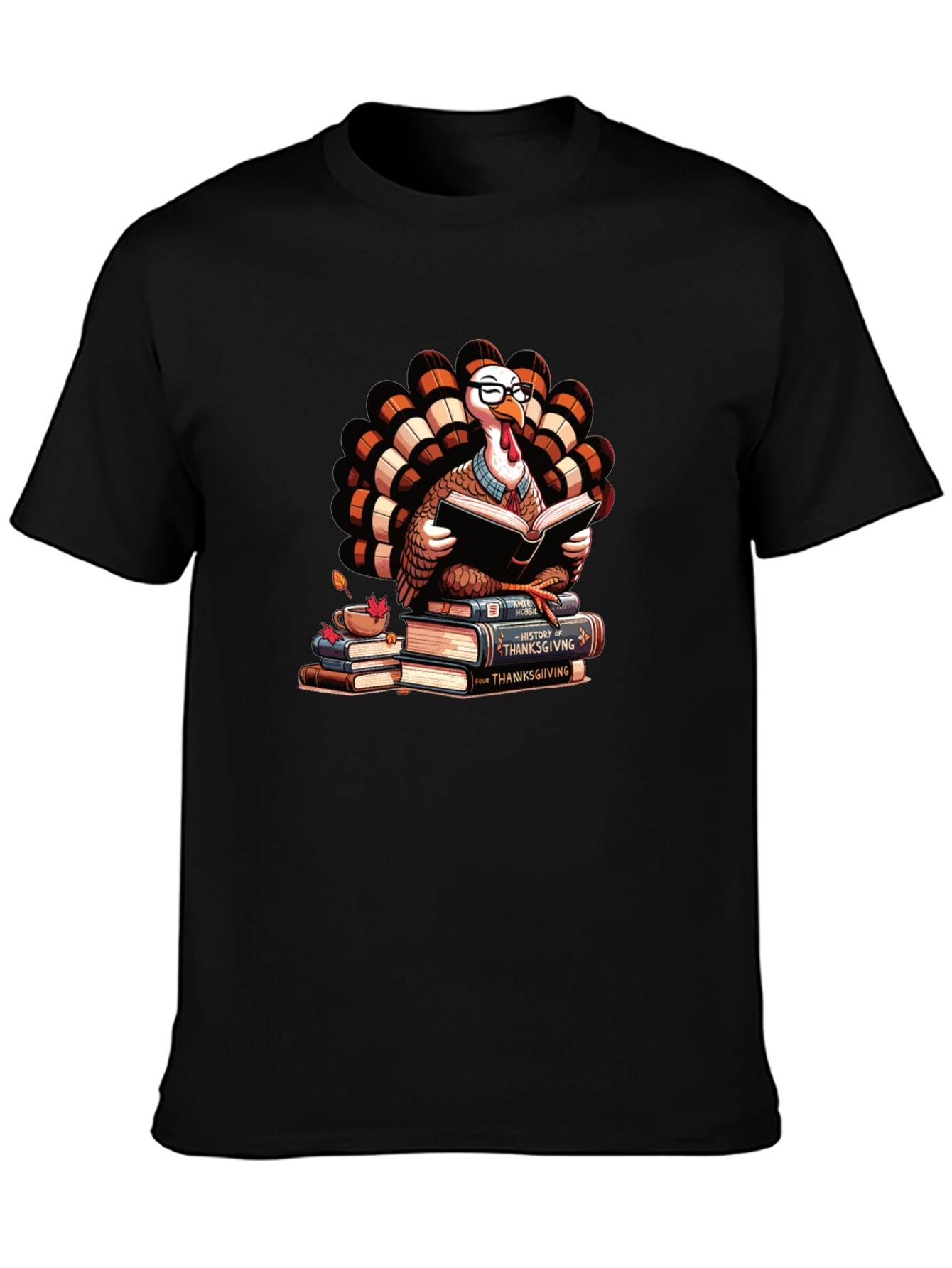 Thanksgiving Turkey Reading T-Shirt