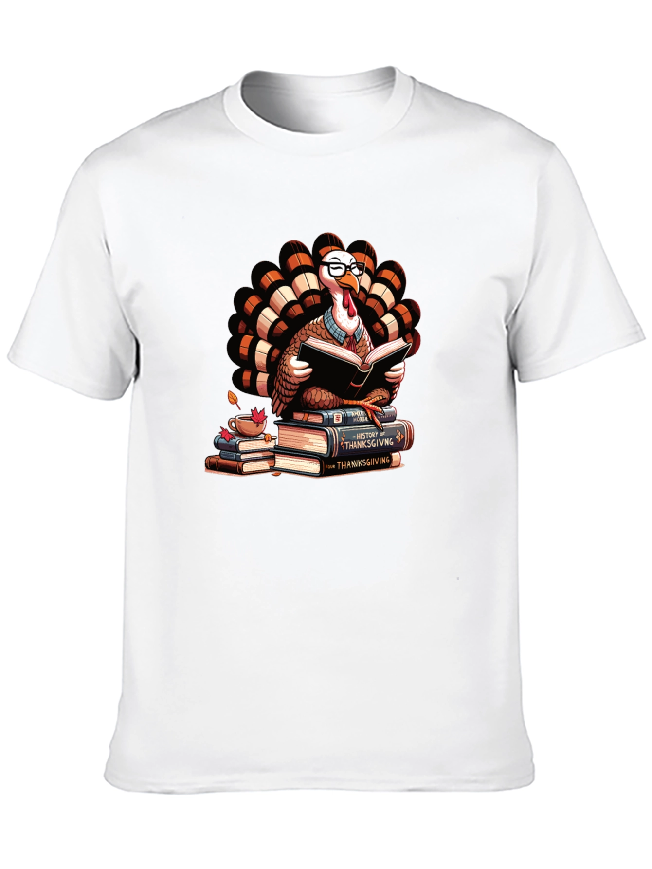 Thanksgiving Turkey Reading T-Shirt
