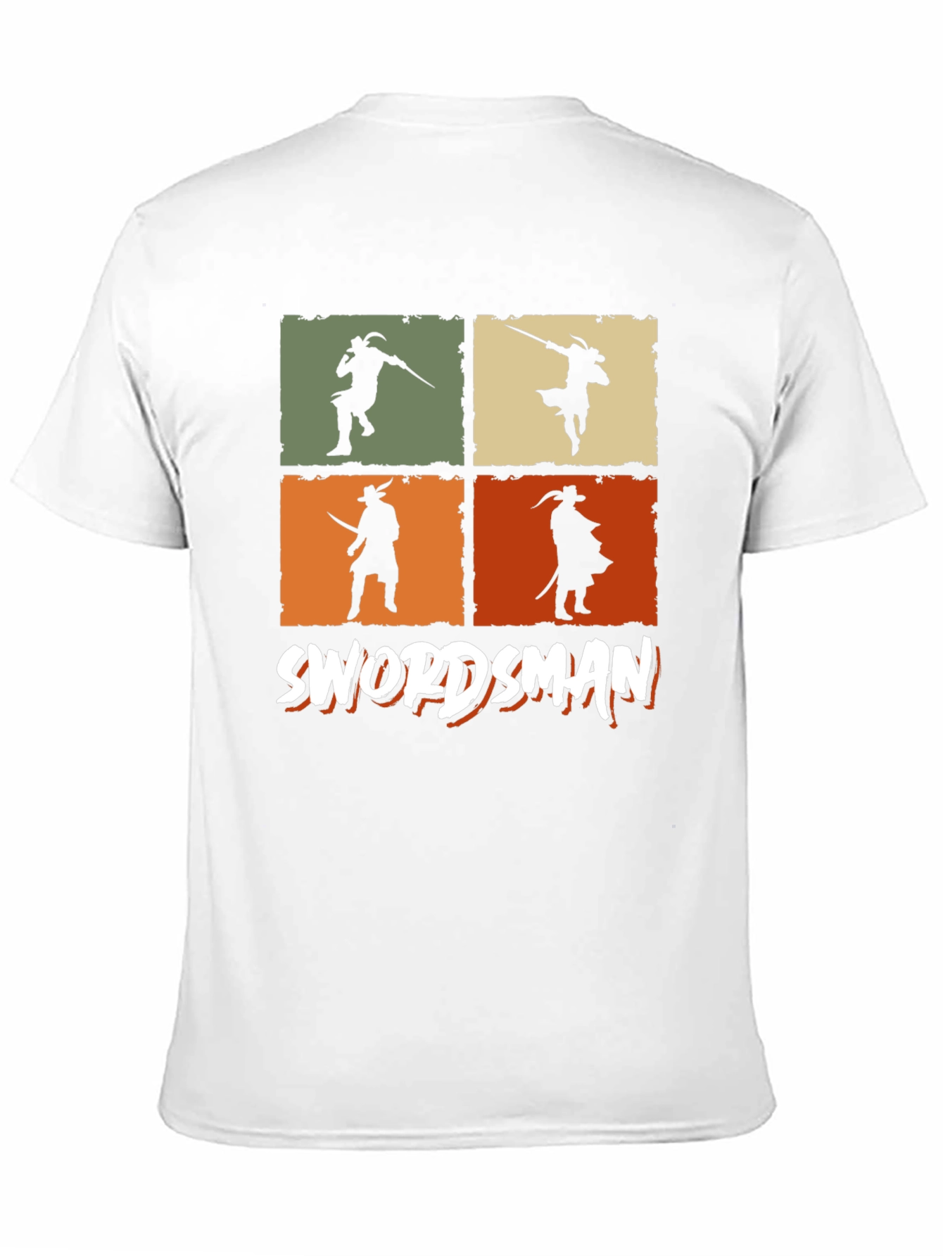 Swordsman Retro Graphic T-Shirt