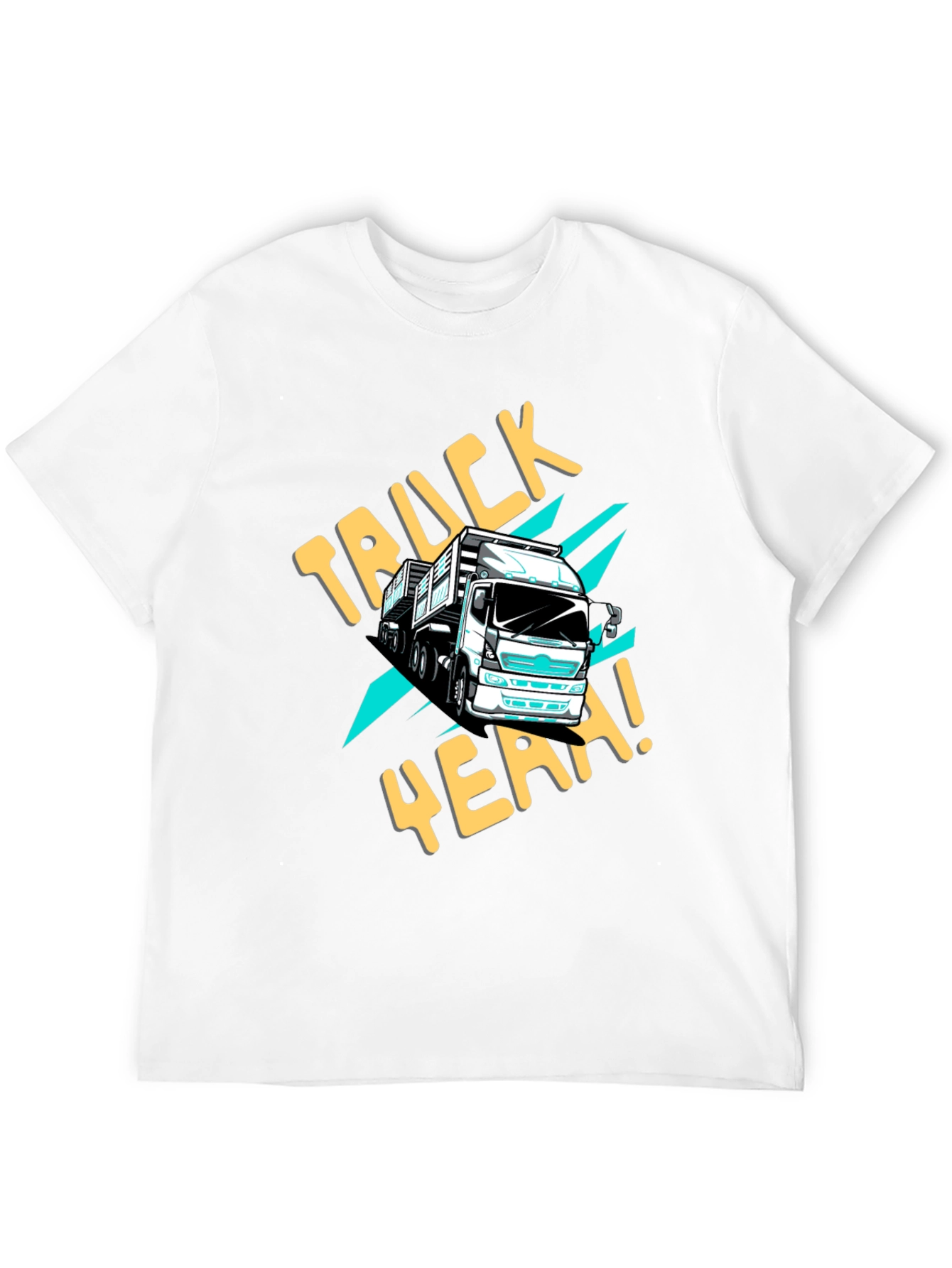 Truck Yeah! Graphic Tee - Black Cotton T-Shirt