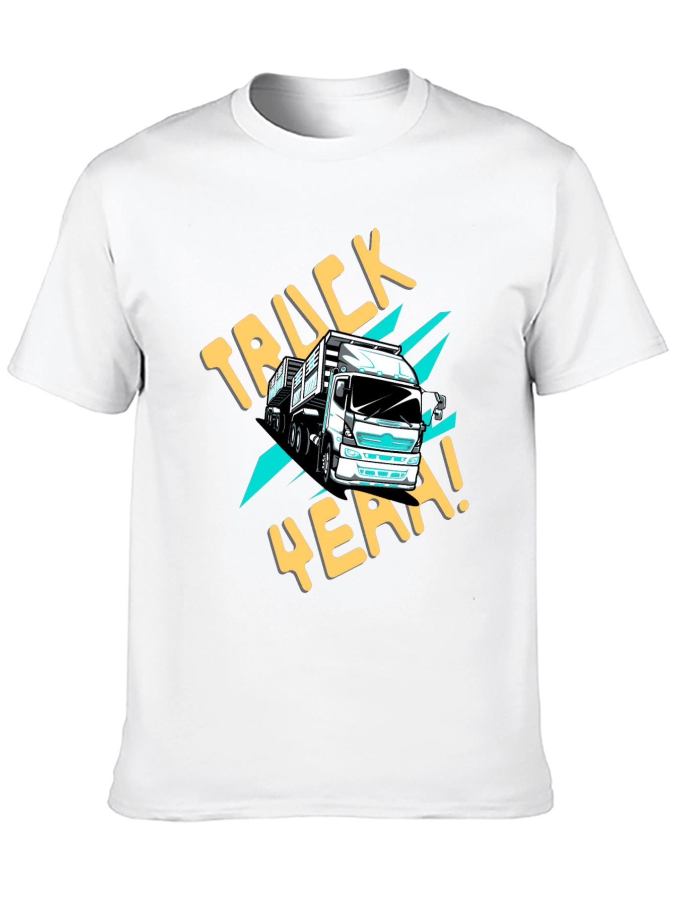 Truck Yeah! Graphic Tee - Black Cotton T-Shirt