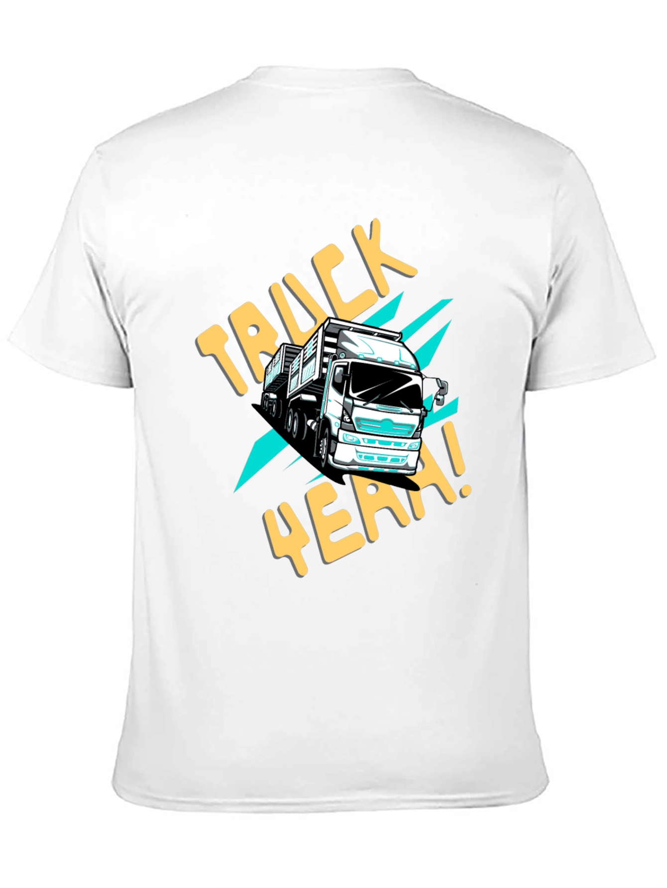 Truck Yeah! Graphic Tee - Black Cotton T-Shirt