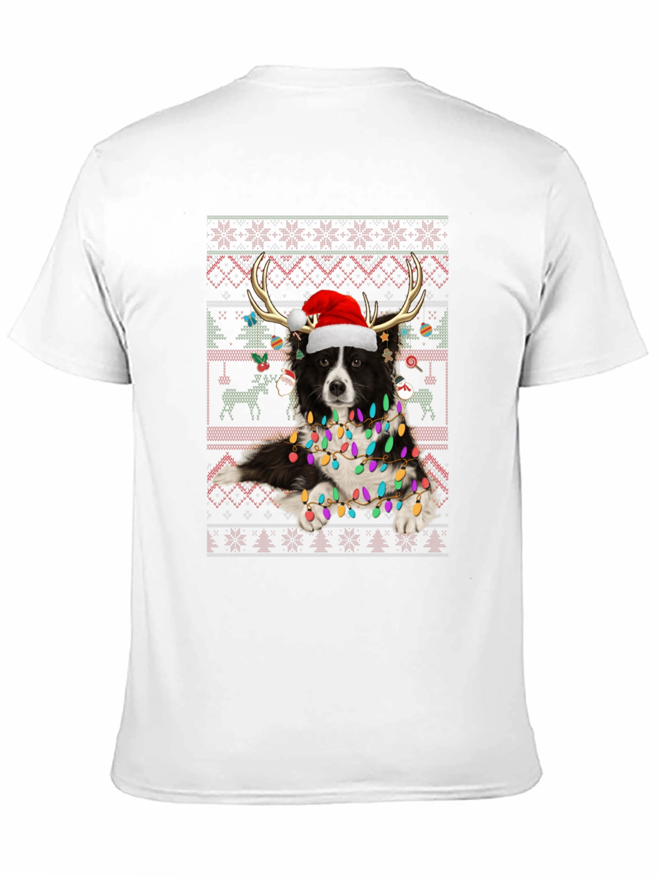Festive Dog Christmas T-Shirt