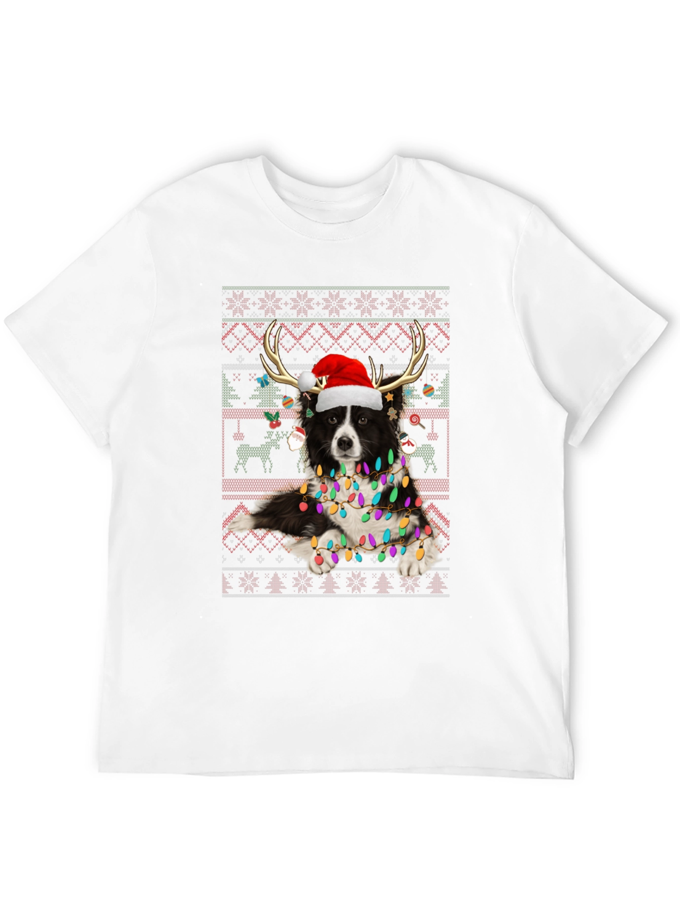 Festive Dog Christmas T-Shirt