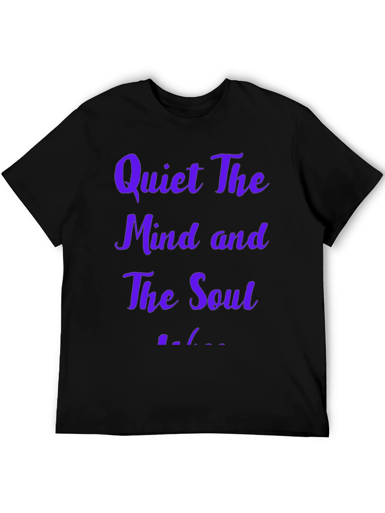 Quiet The Mind Black T-Shirt